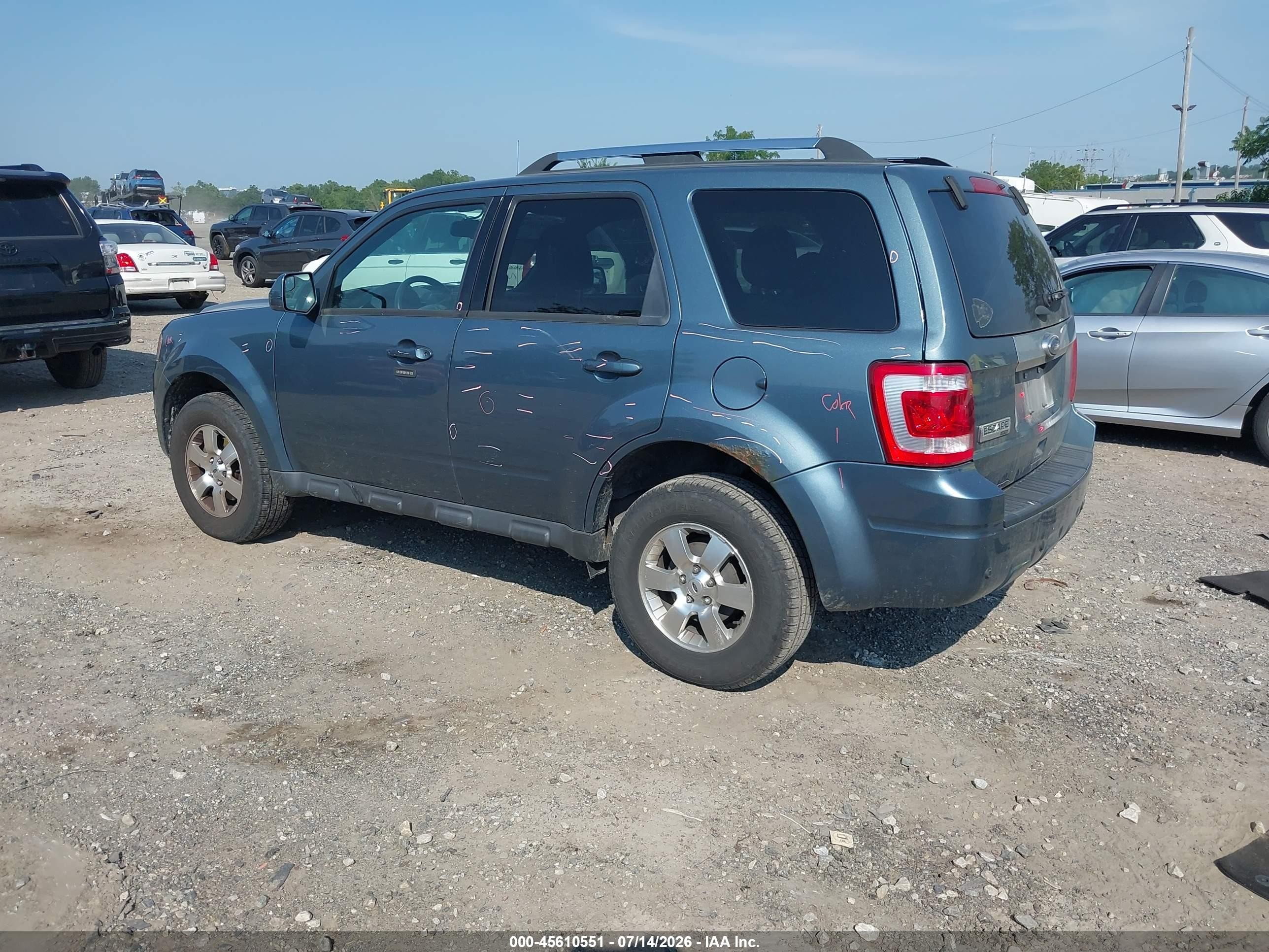 2012 Ford Escape Limited Teal vin: 1FMCU9E77CKB99788