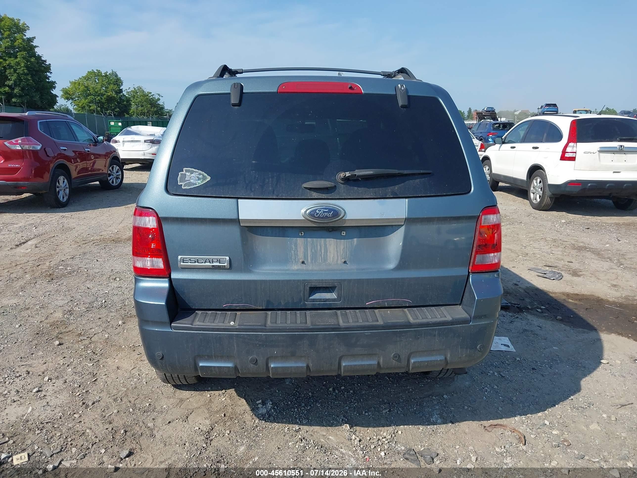 2012 Ford Escape Limited Teal vin: 1FMCU9E77CKB99788