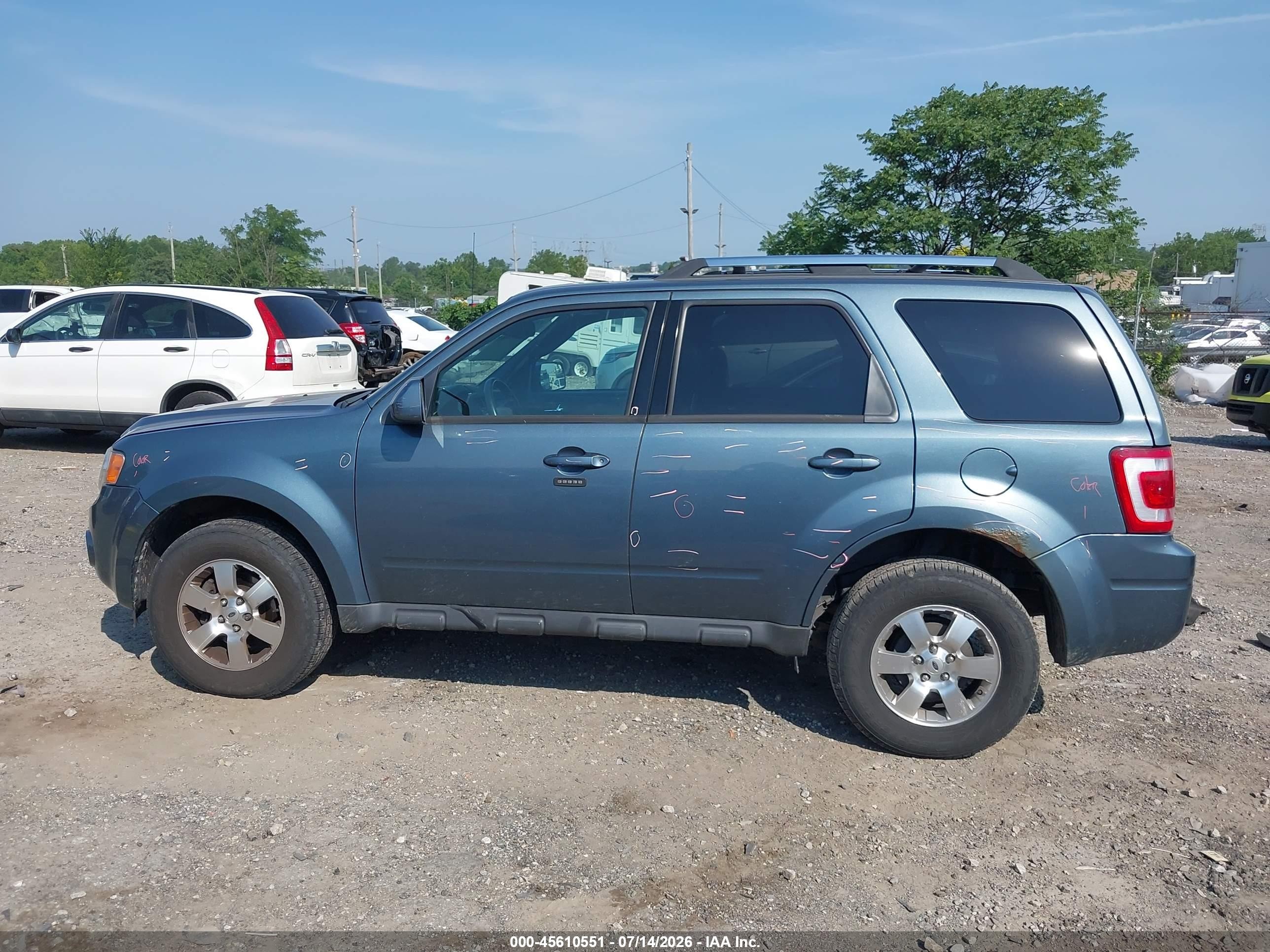 2012 Ford Escape Limited Teal vin: 1FMCU9E77CKB99788