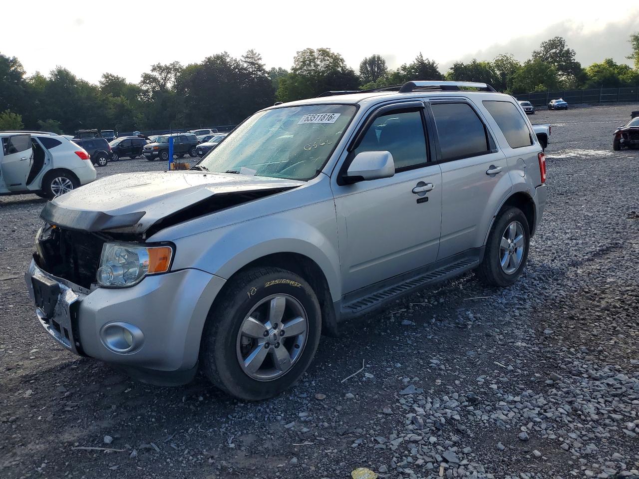 2012 Ford Escape Limited Silver vin: 1FMCU9E77CKC01913