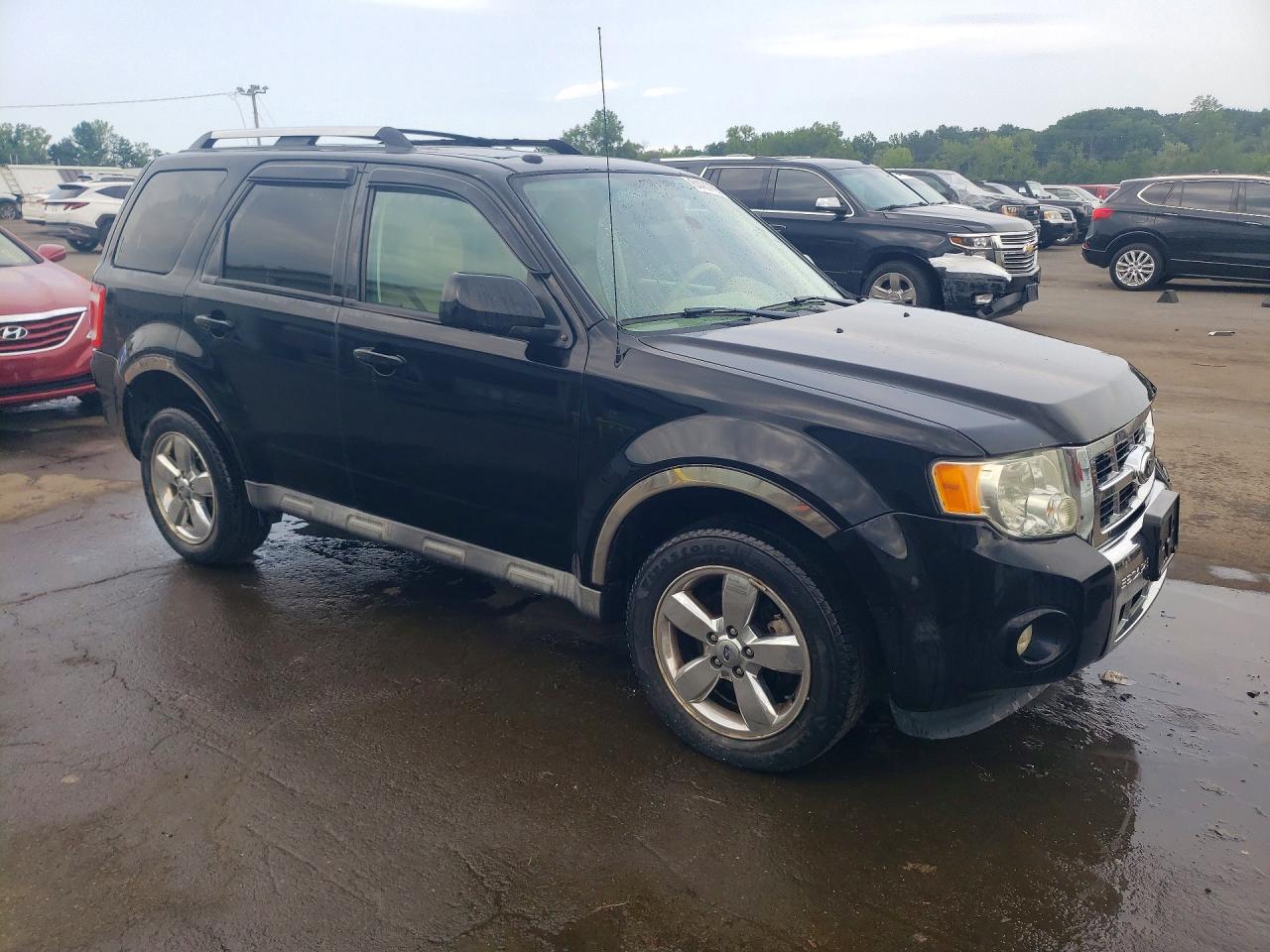 2012 Ford Escape Limited Black vin: 1FMCU9E77CKC73050