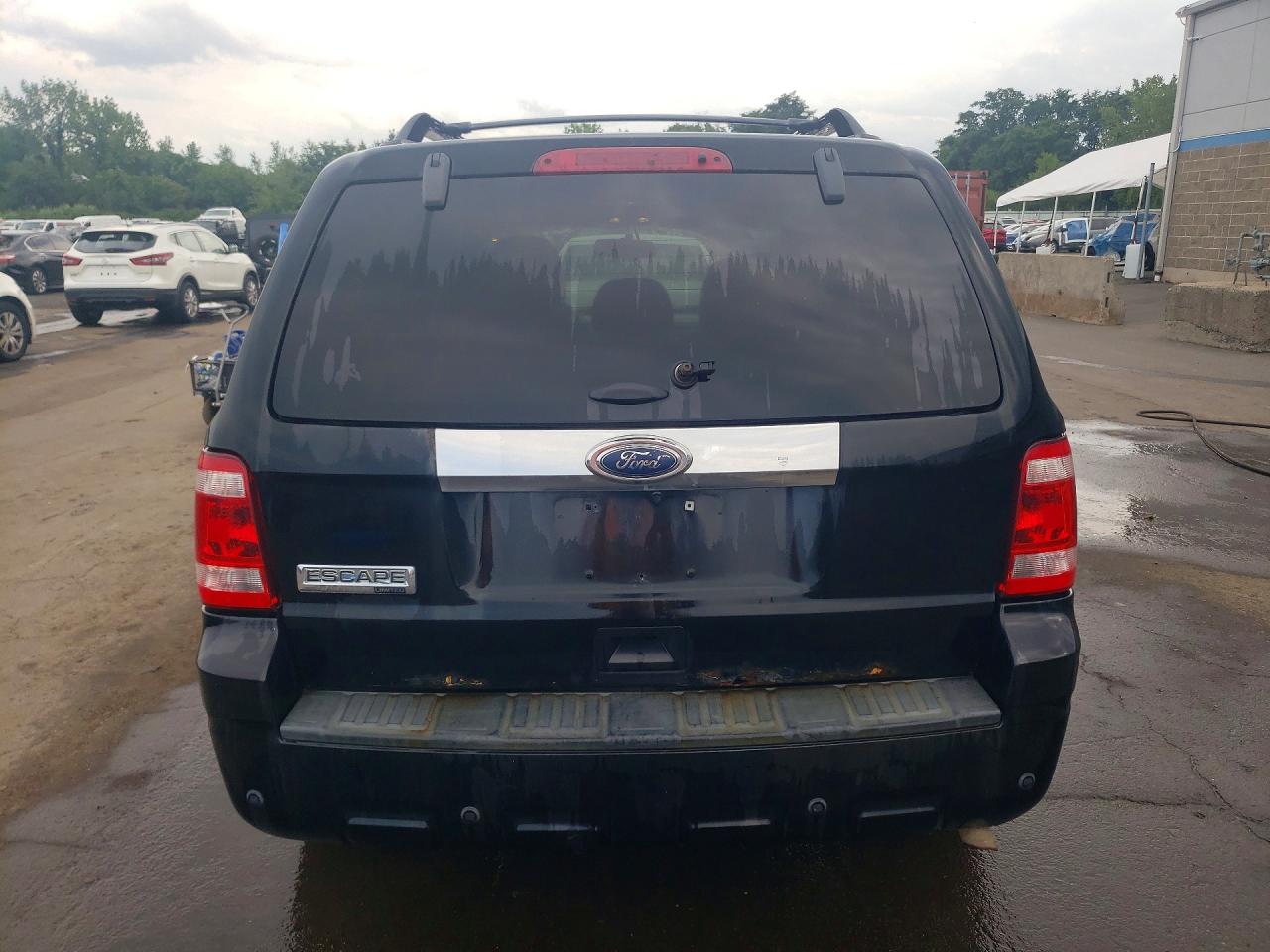2012 Ford Escape Limited Black vin: 1FMCU9E77CKC73050