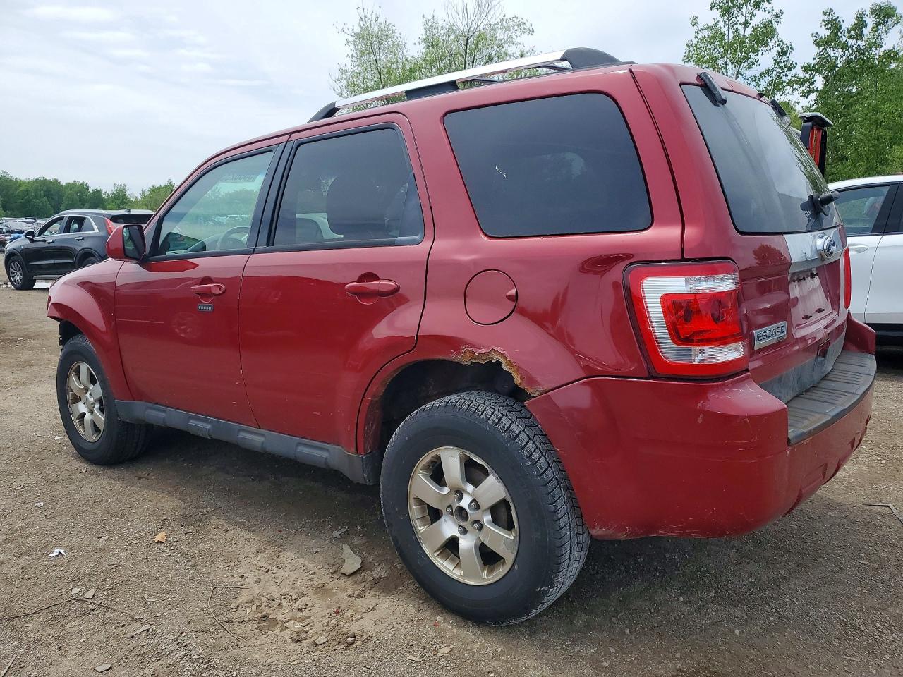 2011 Ford Escape Limited Red vin: 1FMCU9E78BKA32337
