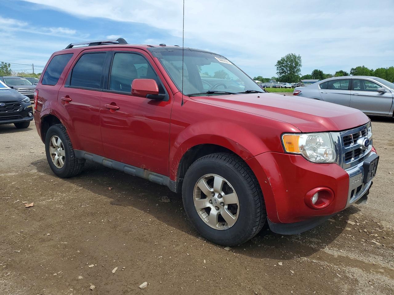 2011 Ford Escape Limited Red vin: 1FMCU9E78BKA32337