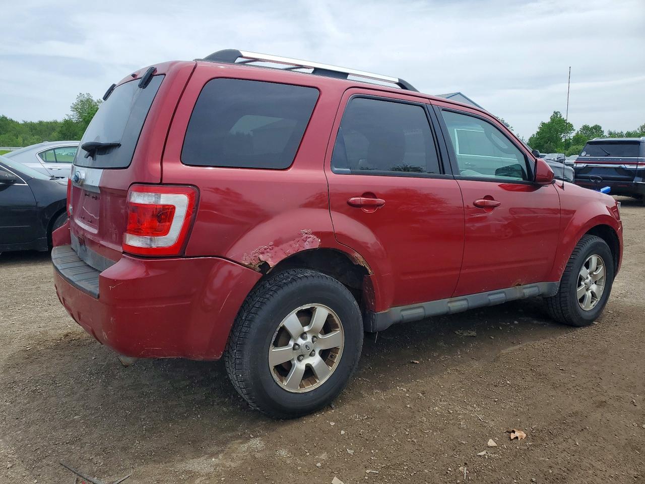 2011 Ford Escape Limited Red vin: 1FMCU9E78BKA32337