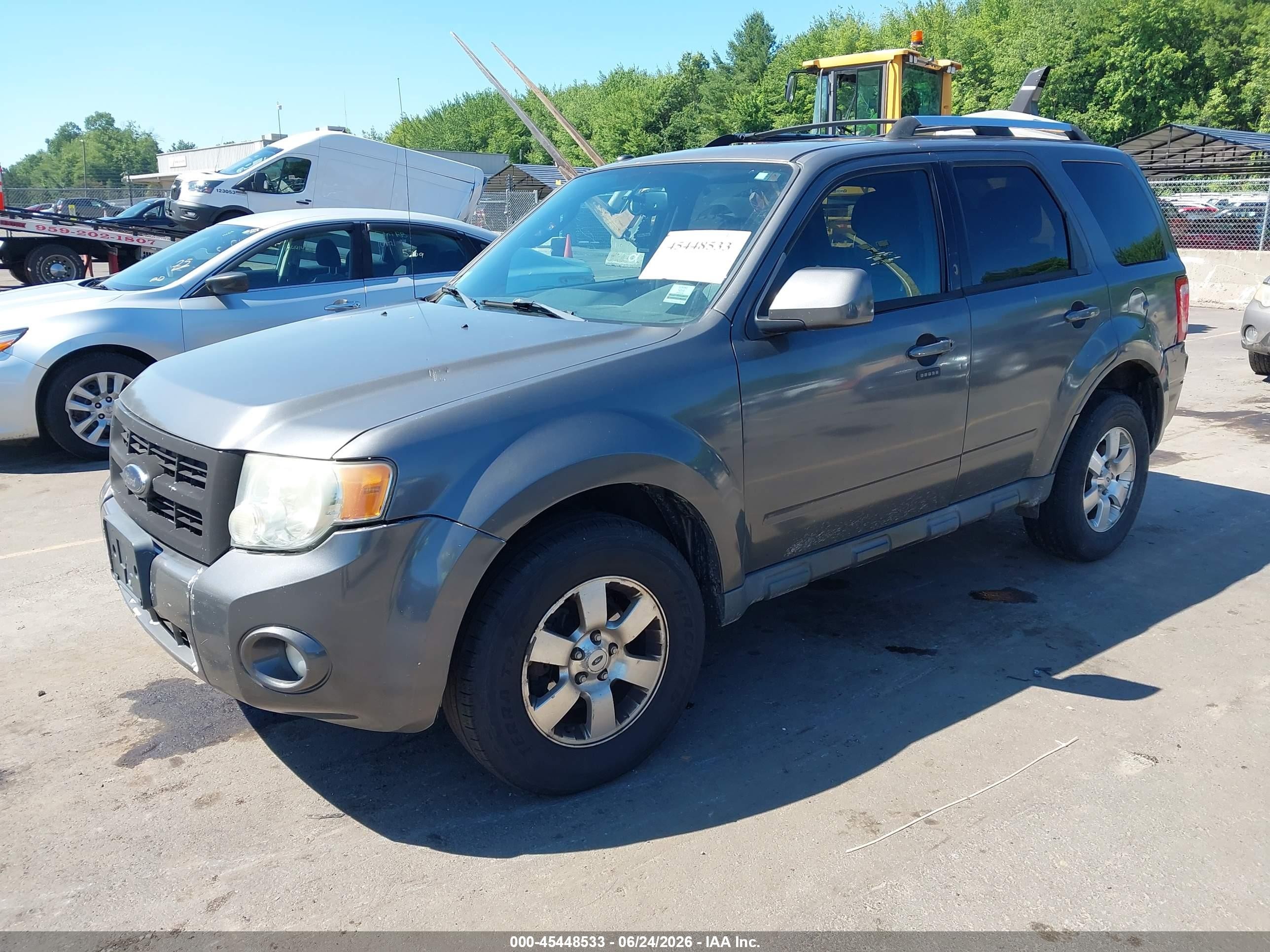 2011 Ford Escape Limited Green vin: 1FMCU9E78BKC65702