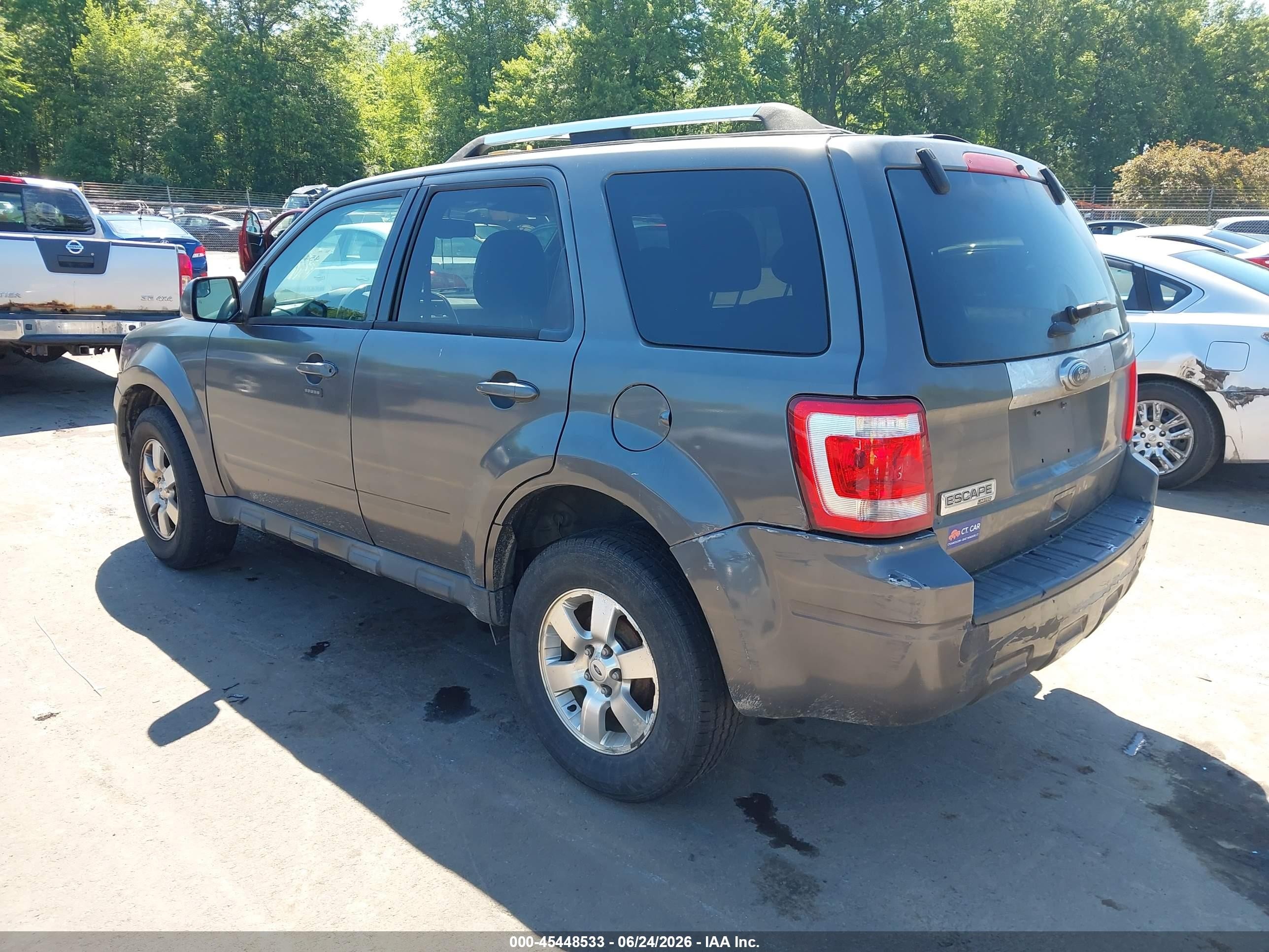 2011 Ford Escape Limited Green vin: 1FMCU9E78BKC65702
