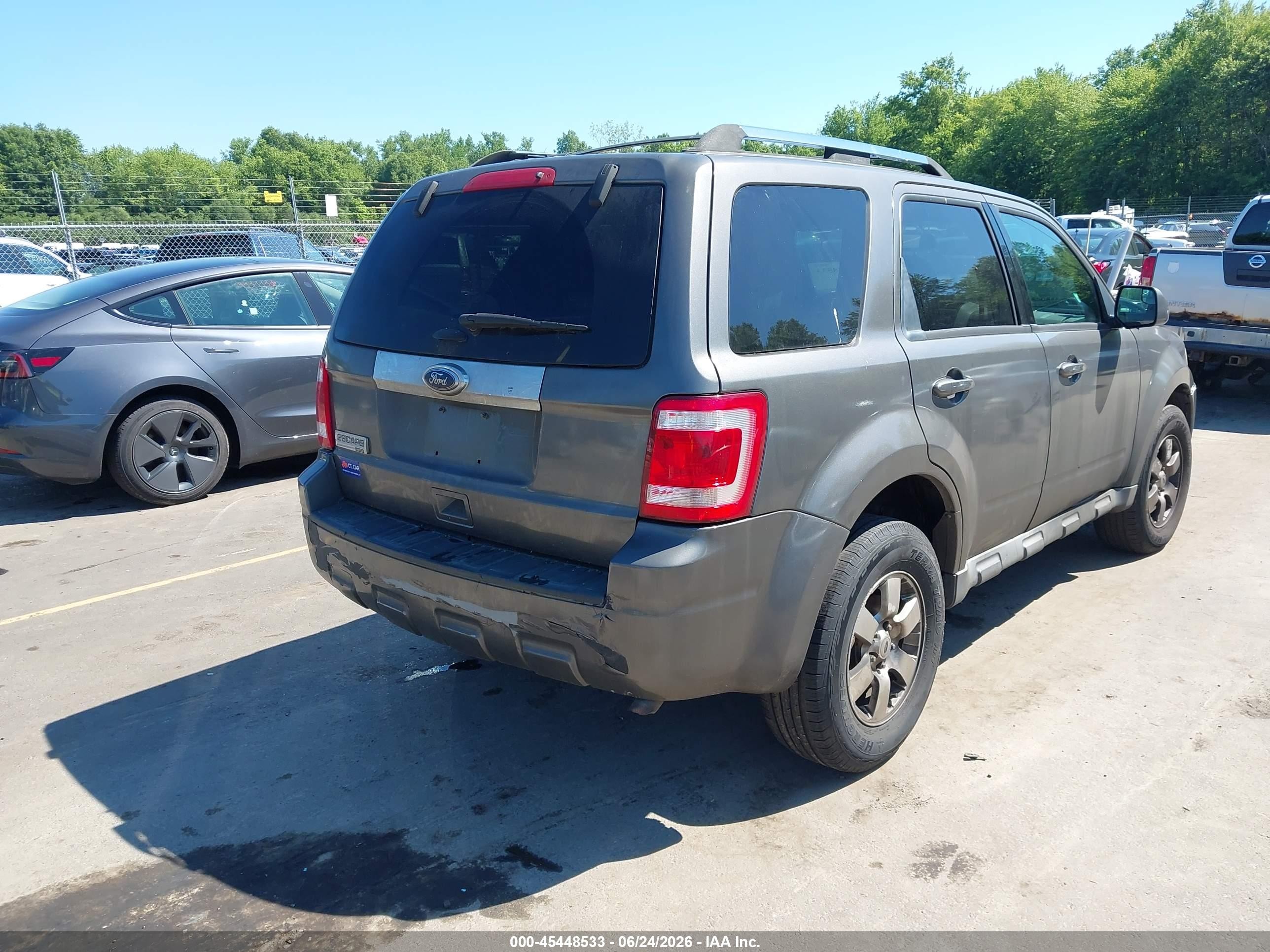 2011 Ford Escape Limited Green vin: 1FMCU9E78BKC65702
