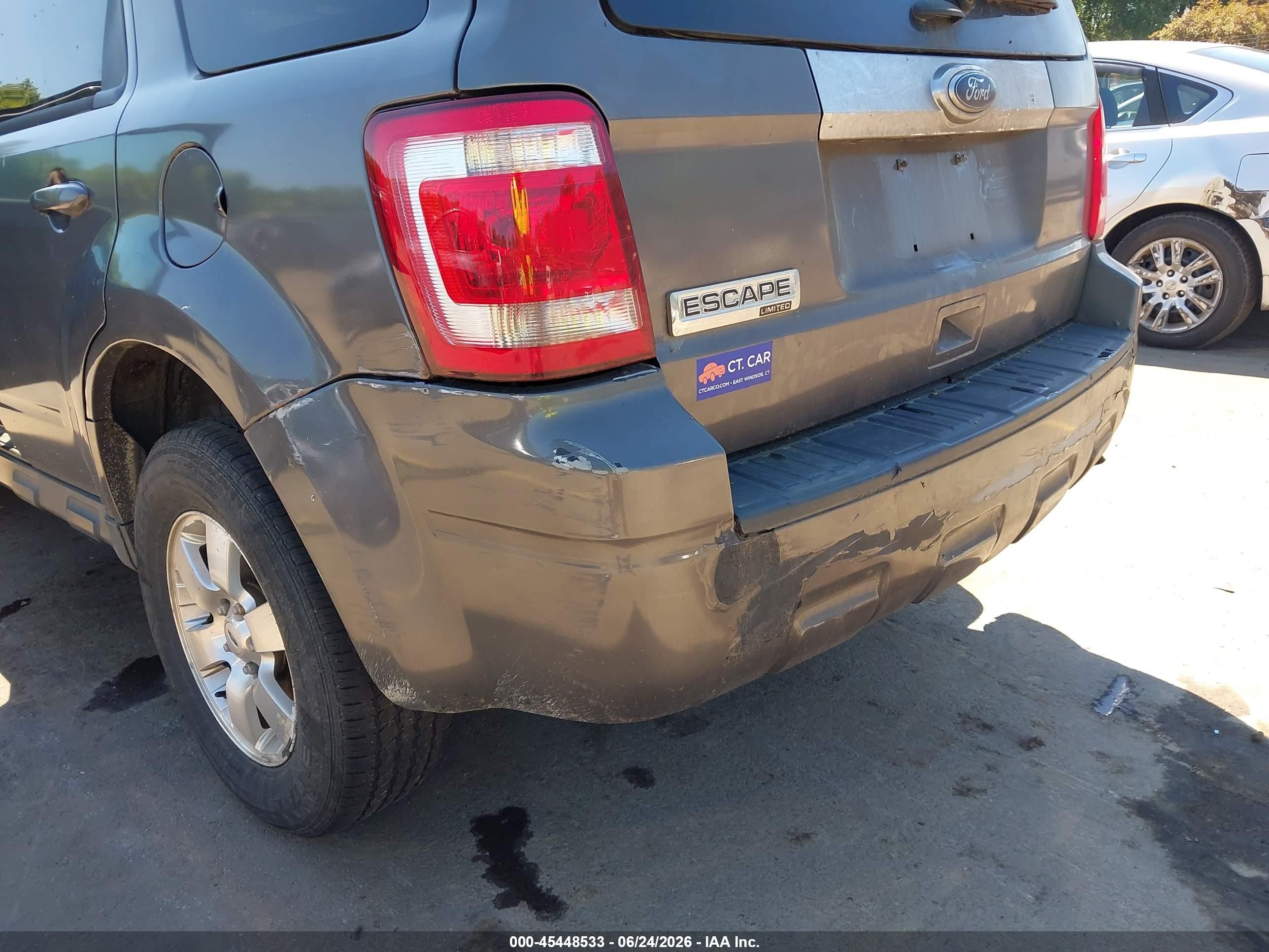 2011 Ford Escape Limited Green vin: 1FMCU9E78BKC65702