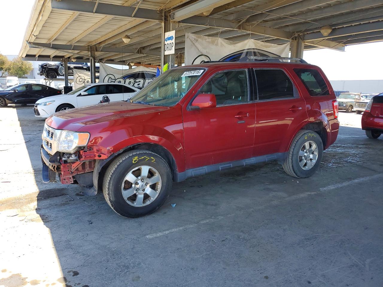 2012 Ford Escape Limited Burgundy vin: 1FMCU9E78CKB47215