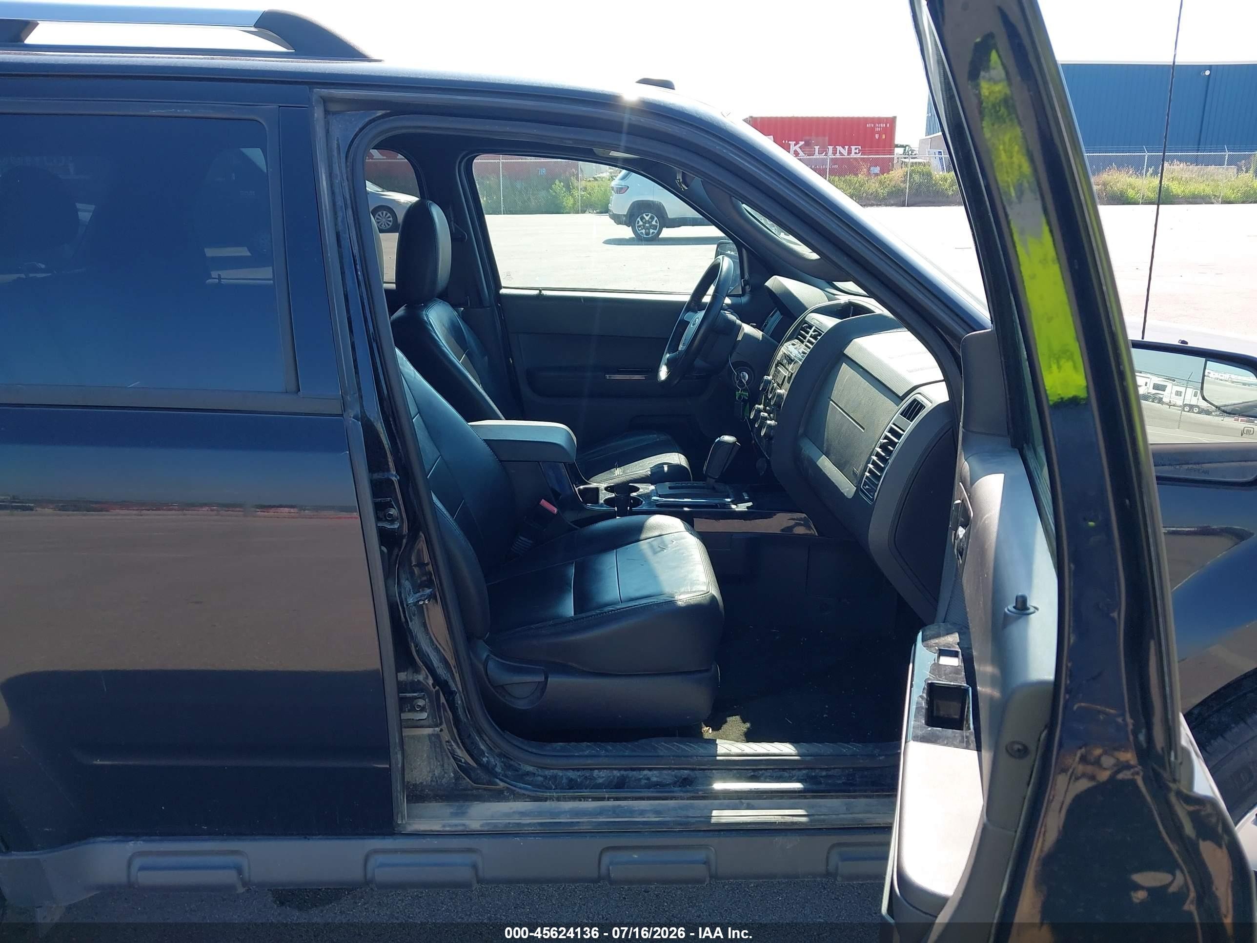 2012 Ford Escape Limited Black vin: 1FMCU9E79CKB30102