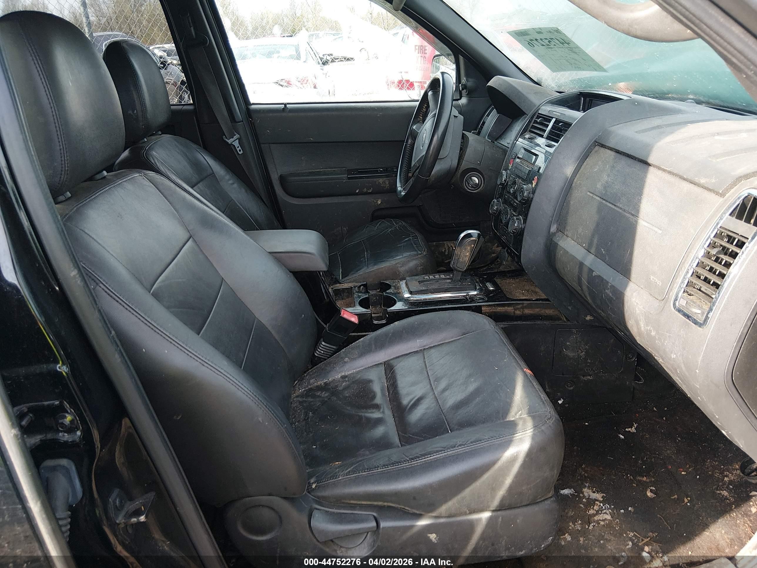 2012 Ford Escape Limited Black vin: 1FMCU9E79CKB94446