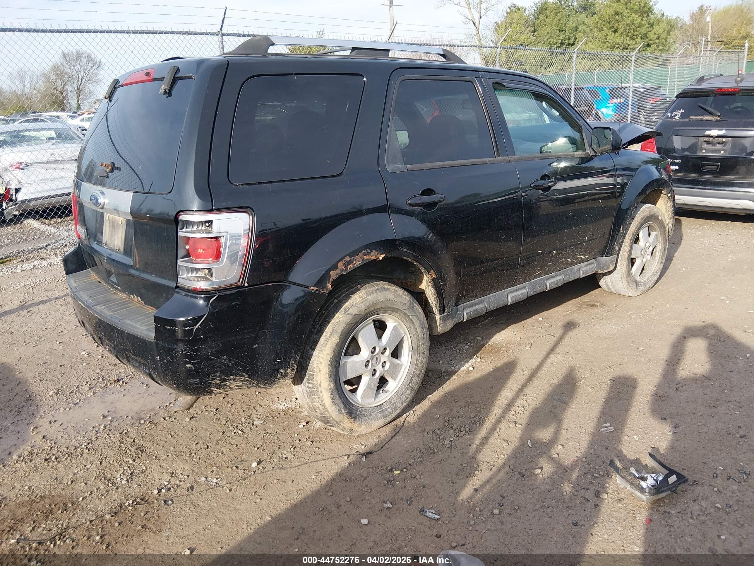2012 Ford Escape Limited Black vin: 1FMCU9E79CKB94446