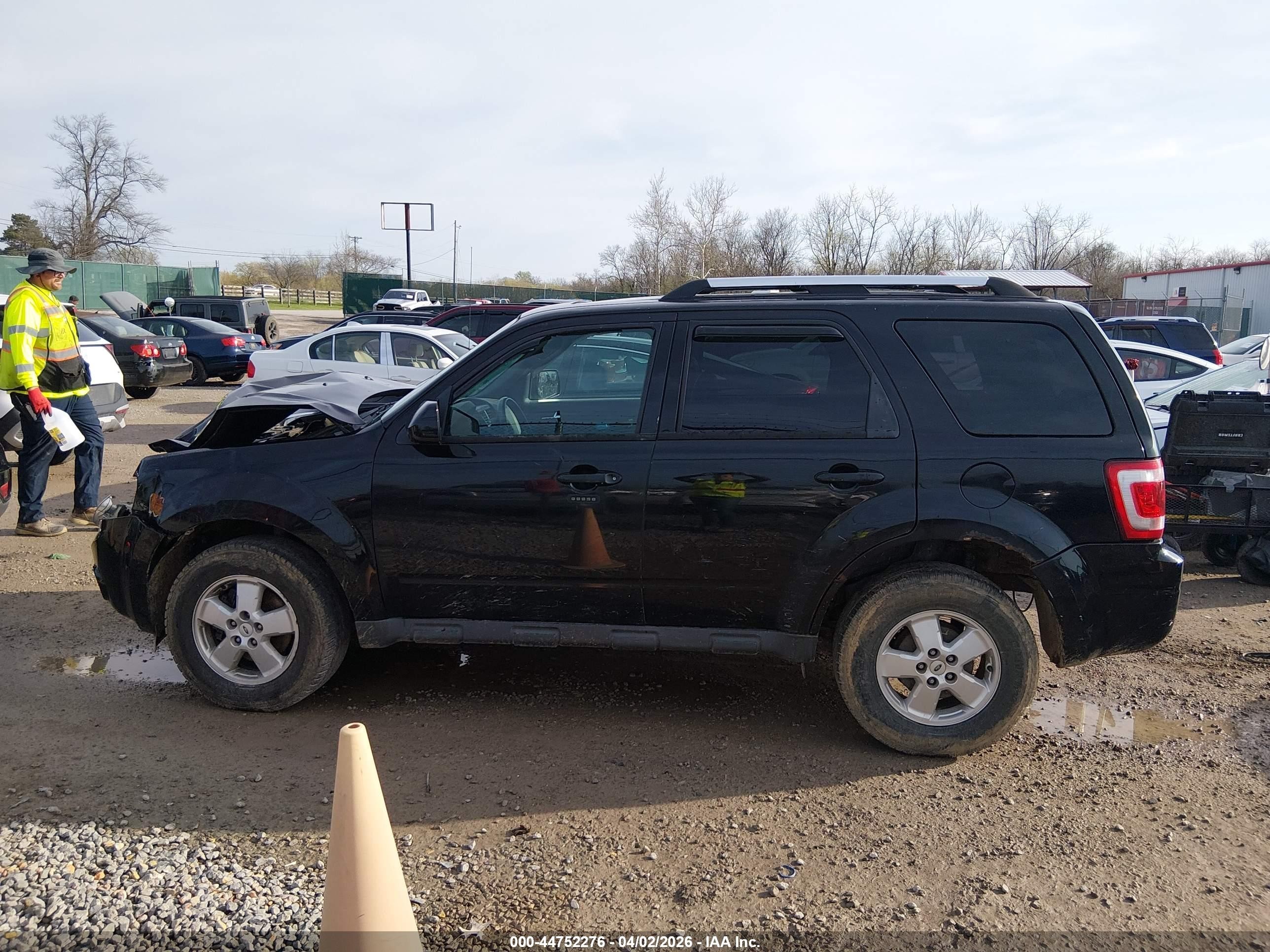 2012 Ford Escape Limited Black vin: 1FMCU9E79CKB94446