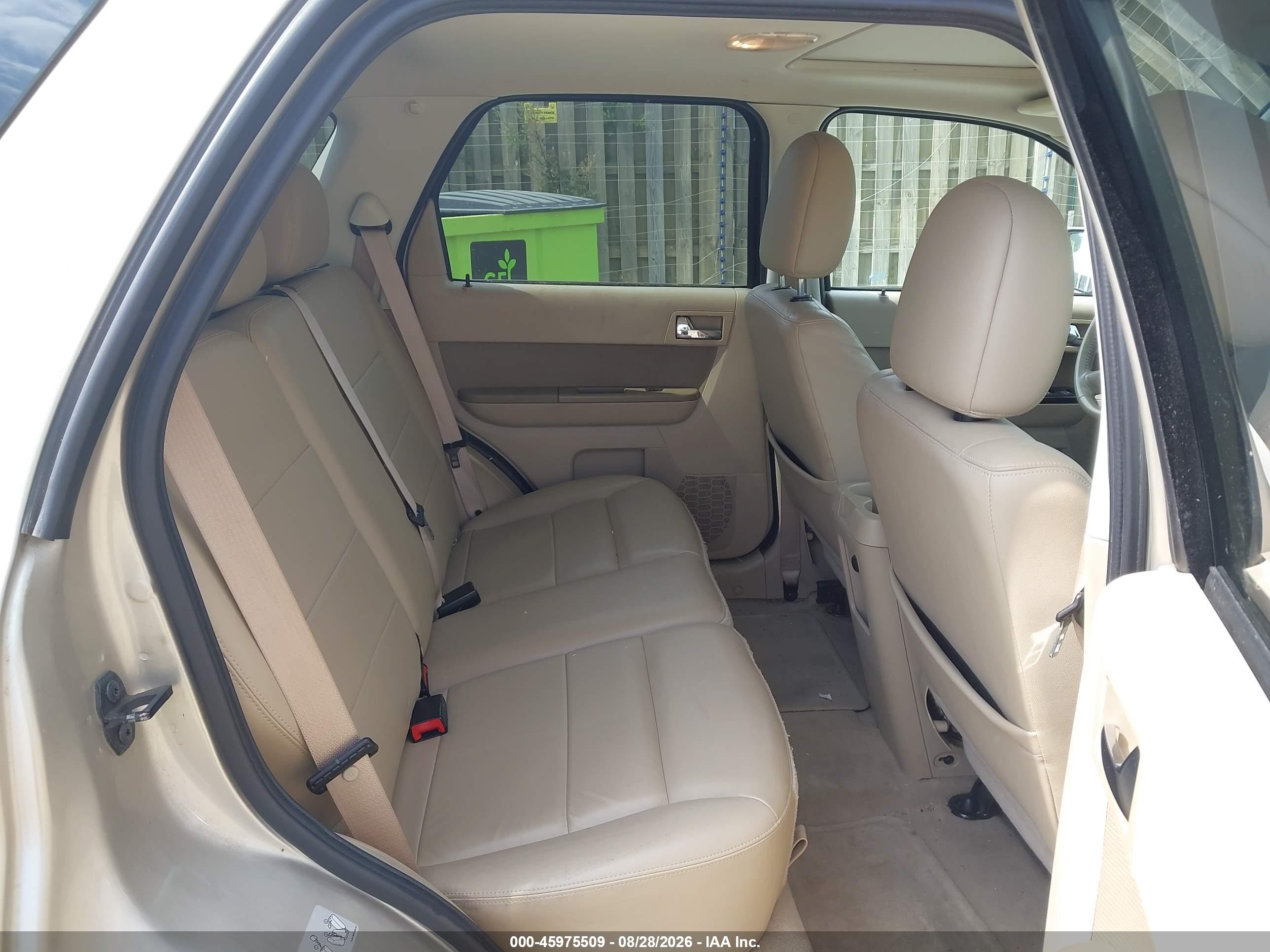 2010 Ford Escape Limited Beige vin: 1FMCU9EG0AKC47371