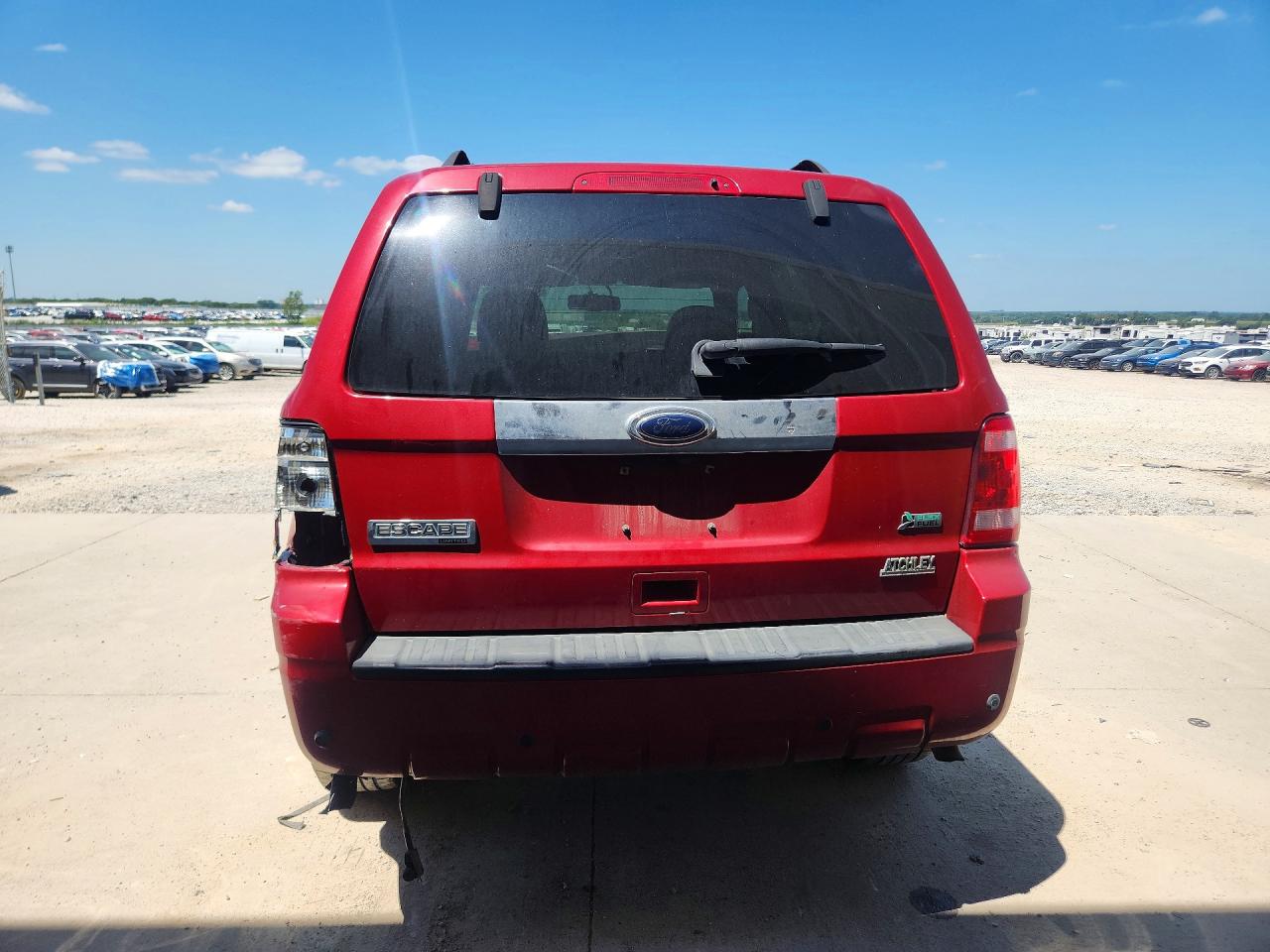 2010 Ford Escape Limited Red vin: 1FMCU9EG0AKC67958