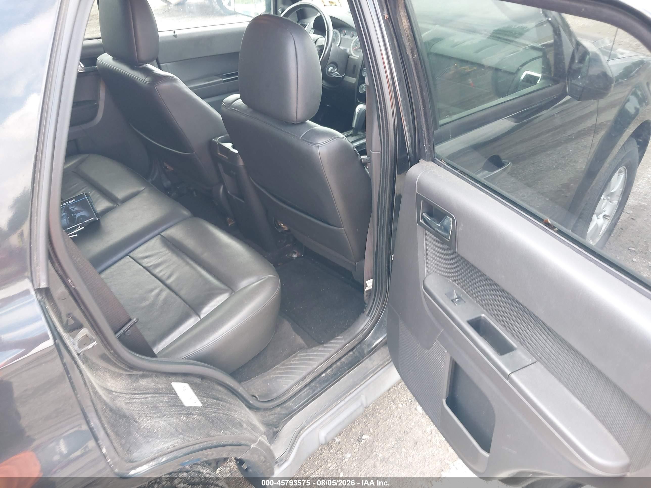 2011 Ford Escape Limited Black vin: 1FMCU9EG0BKA16598