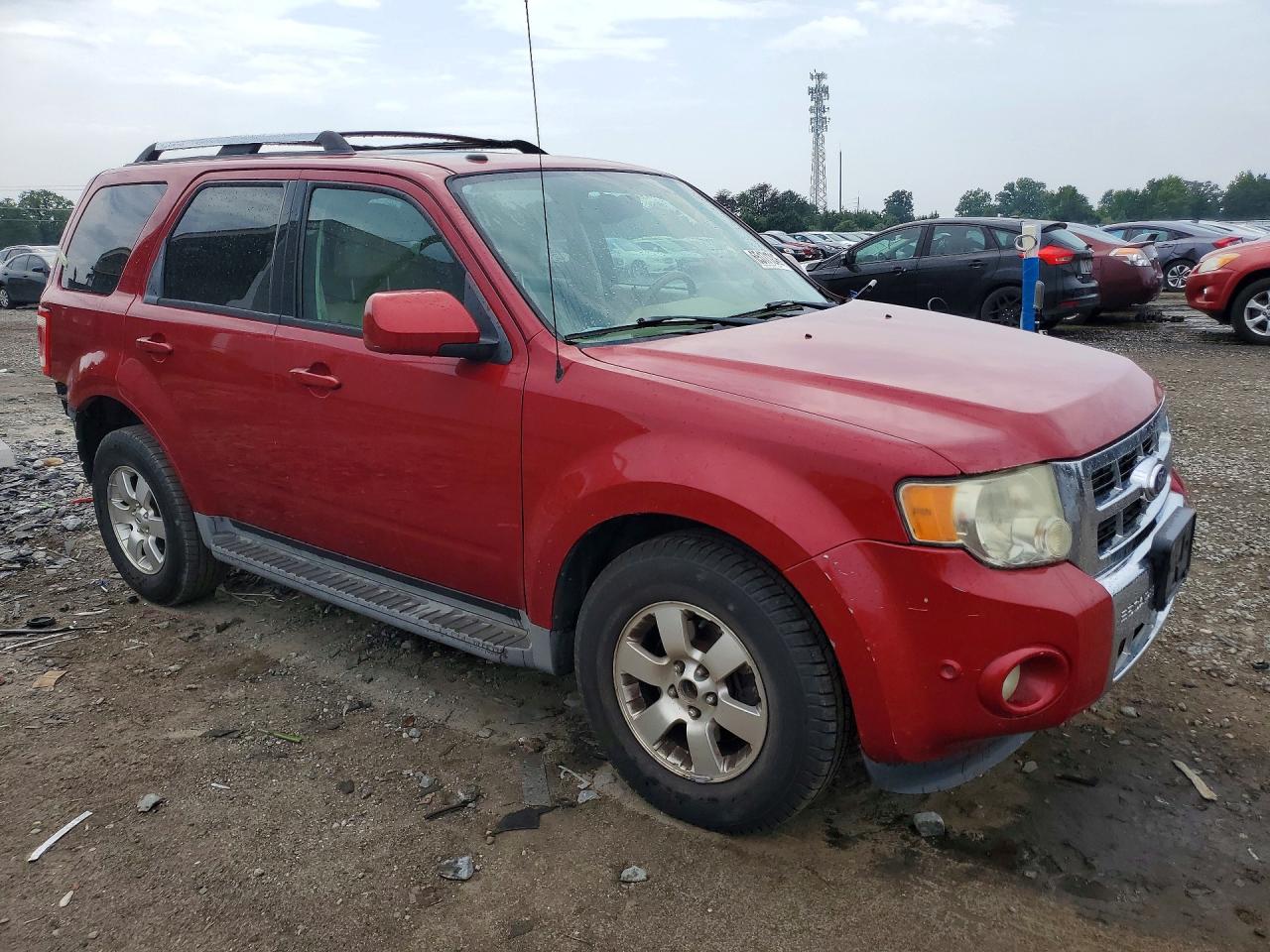 2011 Ford Escape Limited Red vin: 1FMCU9EG0BKA35779