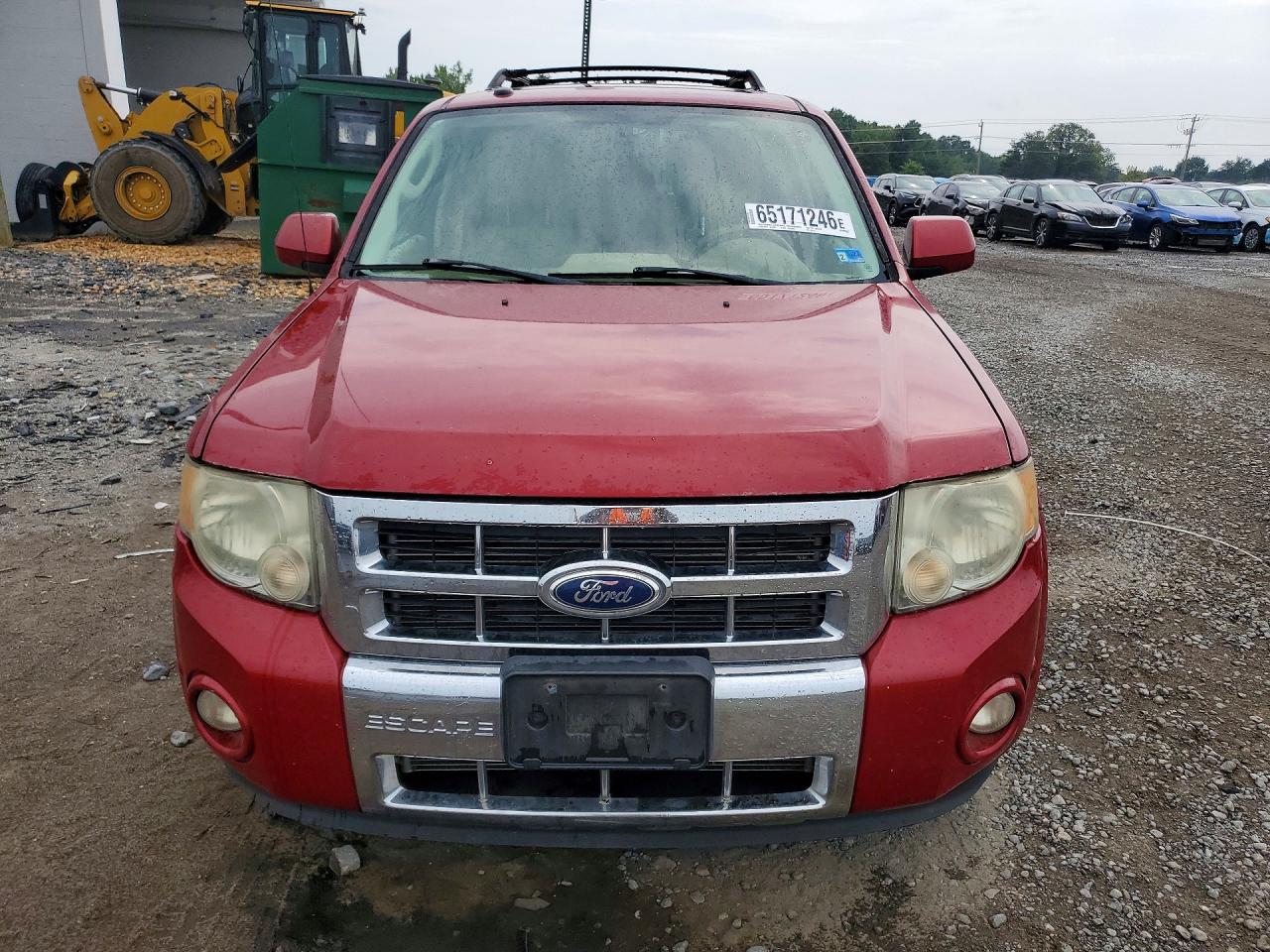 2011 Ford Escape Limited Red vin: 1FMCU9EG0BKA35779