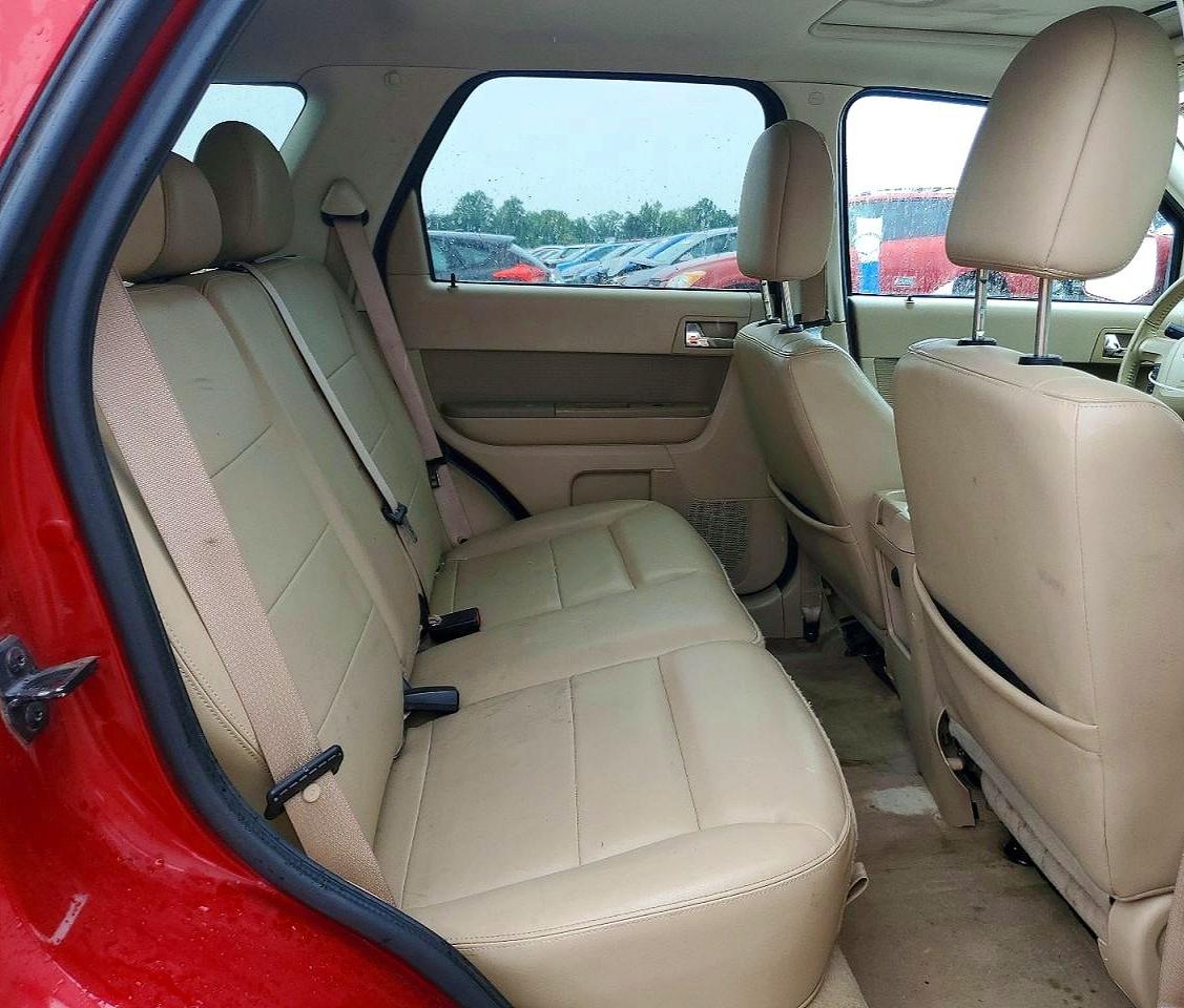 2011 Ford Escape Limited Red vin: 1FMCU9EG0BKA35779