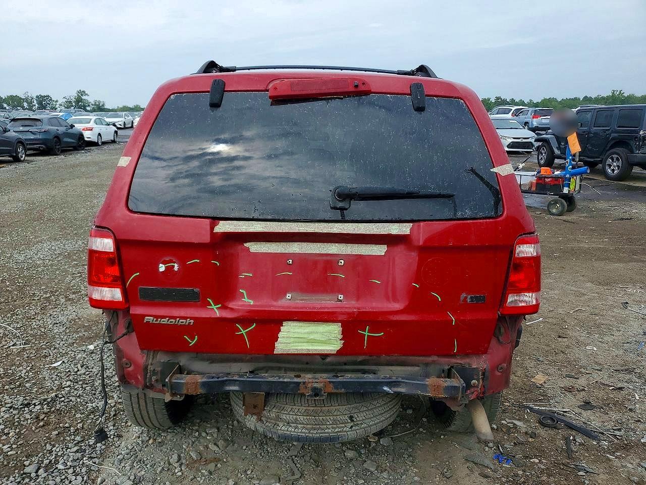 2011 Ford Escape Limited Red vin: 1FMCU9EG0BKA35779