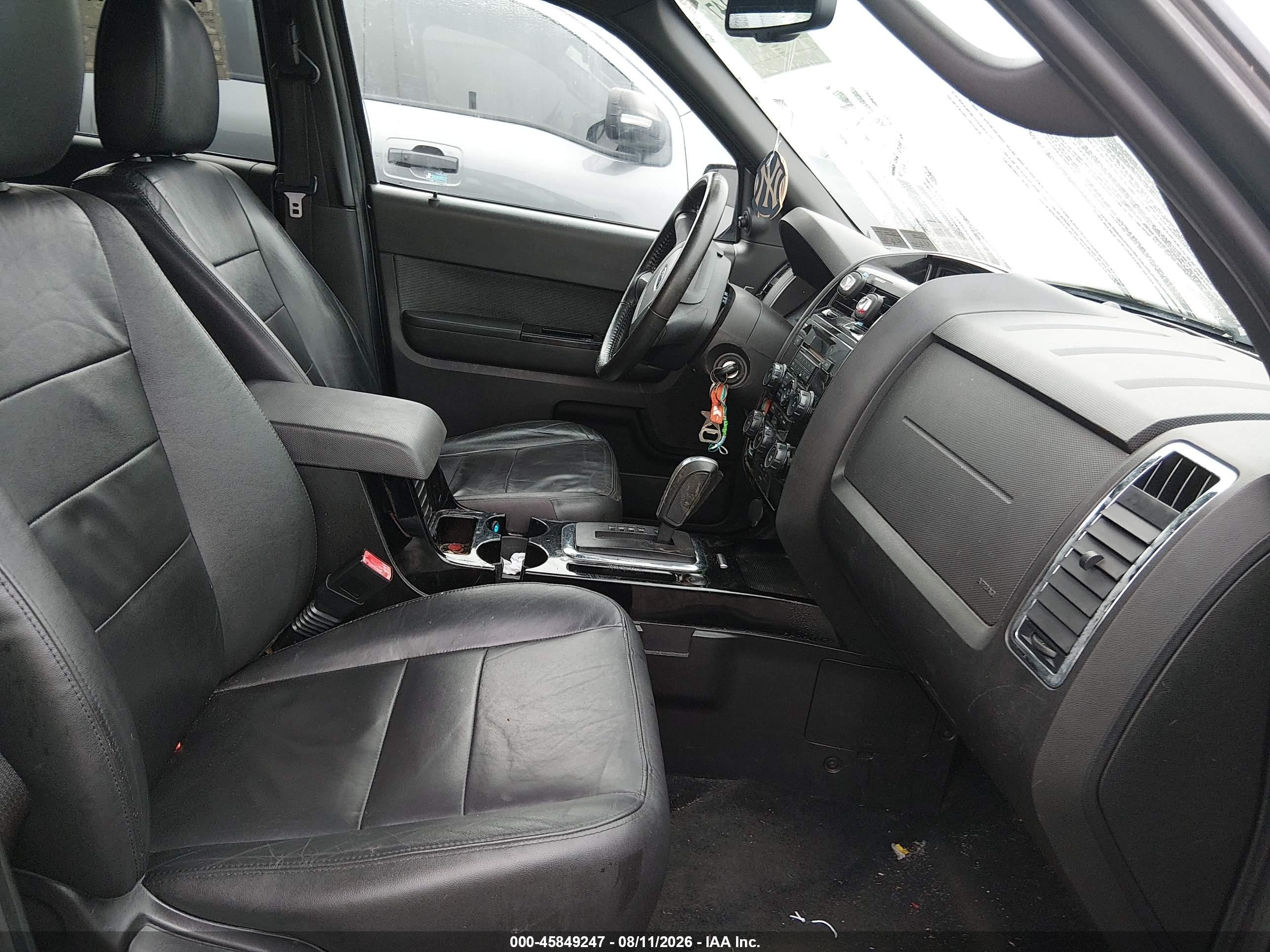 2011 Ford Escape Limited Black vin: 1FMCU9EG0BKB11775