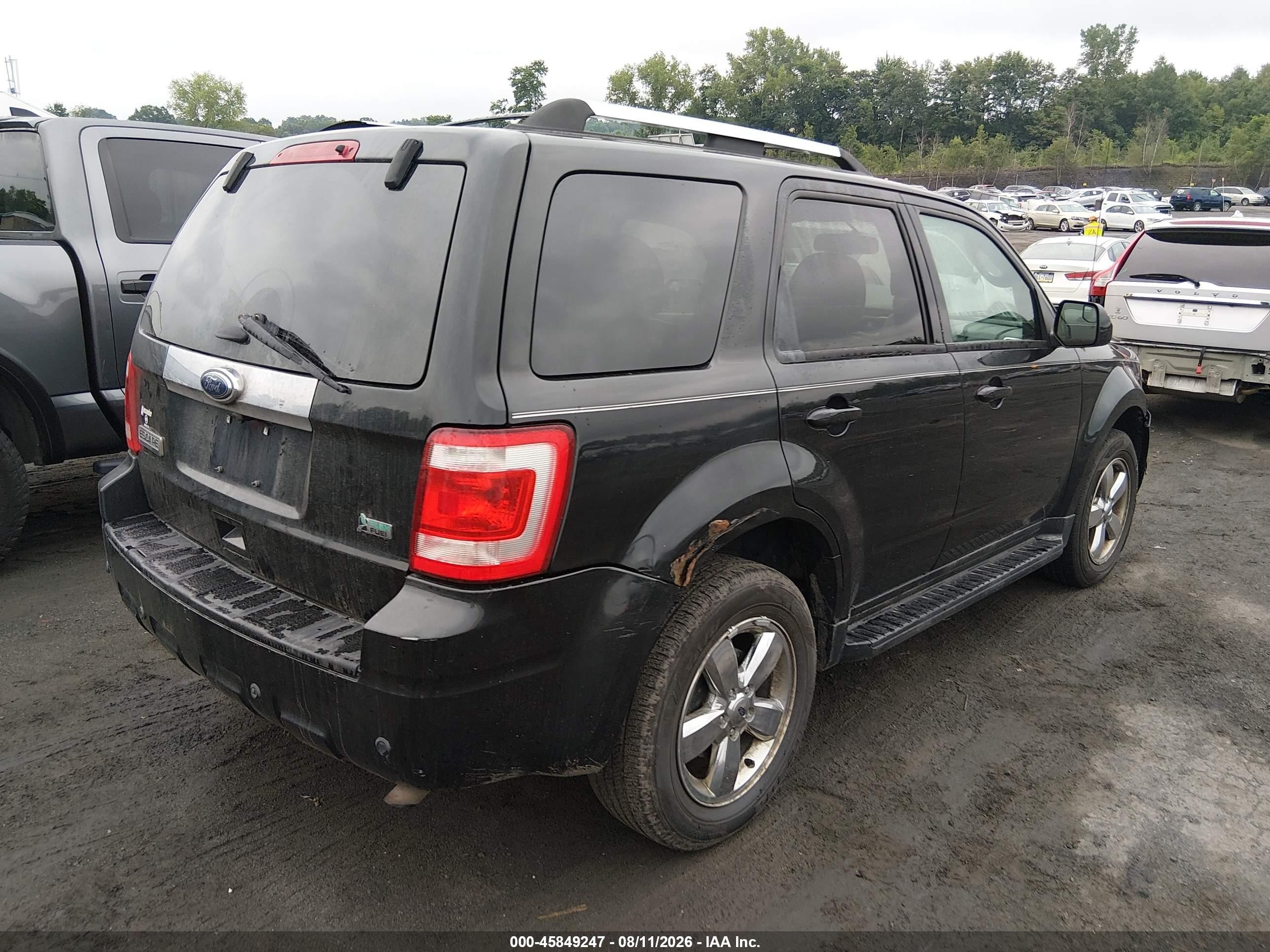2011 Ford Escape Limited Black vin: 1FMCU9EG0BKB11775