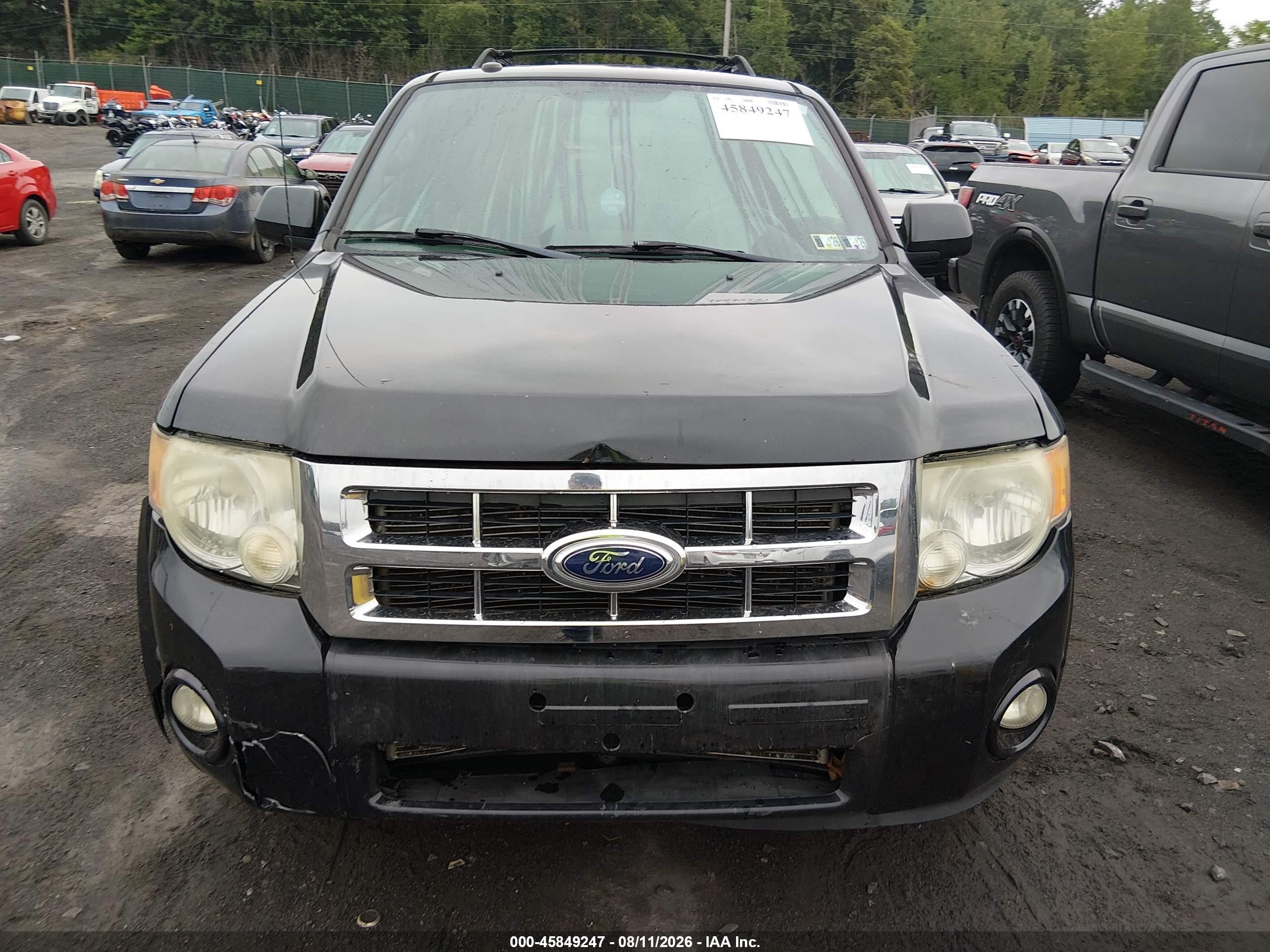 2011 Ford Escape Limited Black vin: 1FMCU9EG0BKB11775