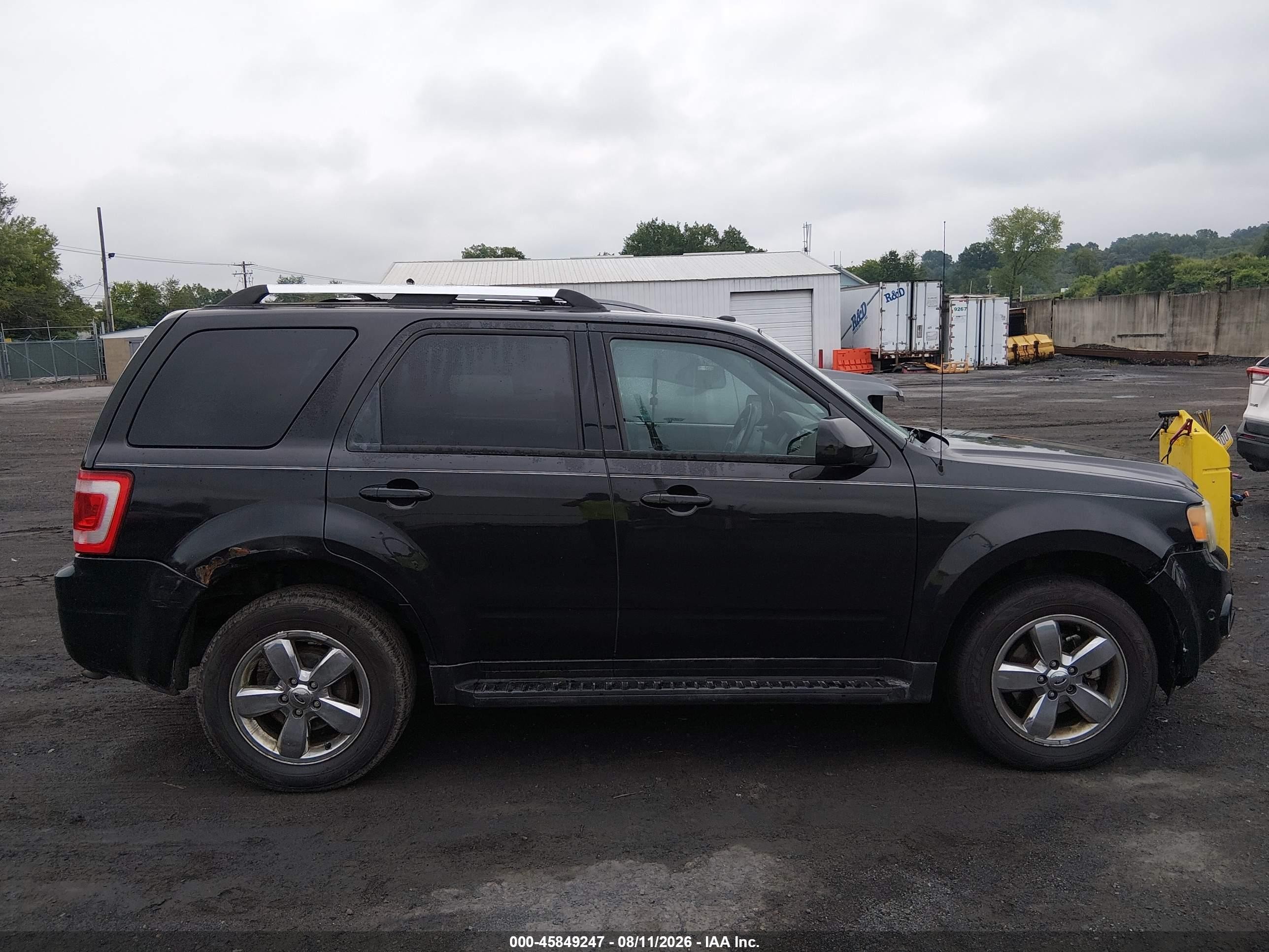 2011 Ford Escape Limited Black vin: 1FMCU9EG0BKB11775