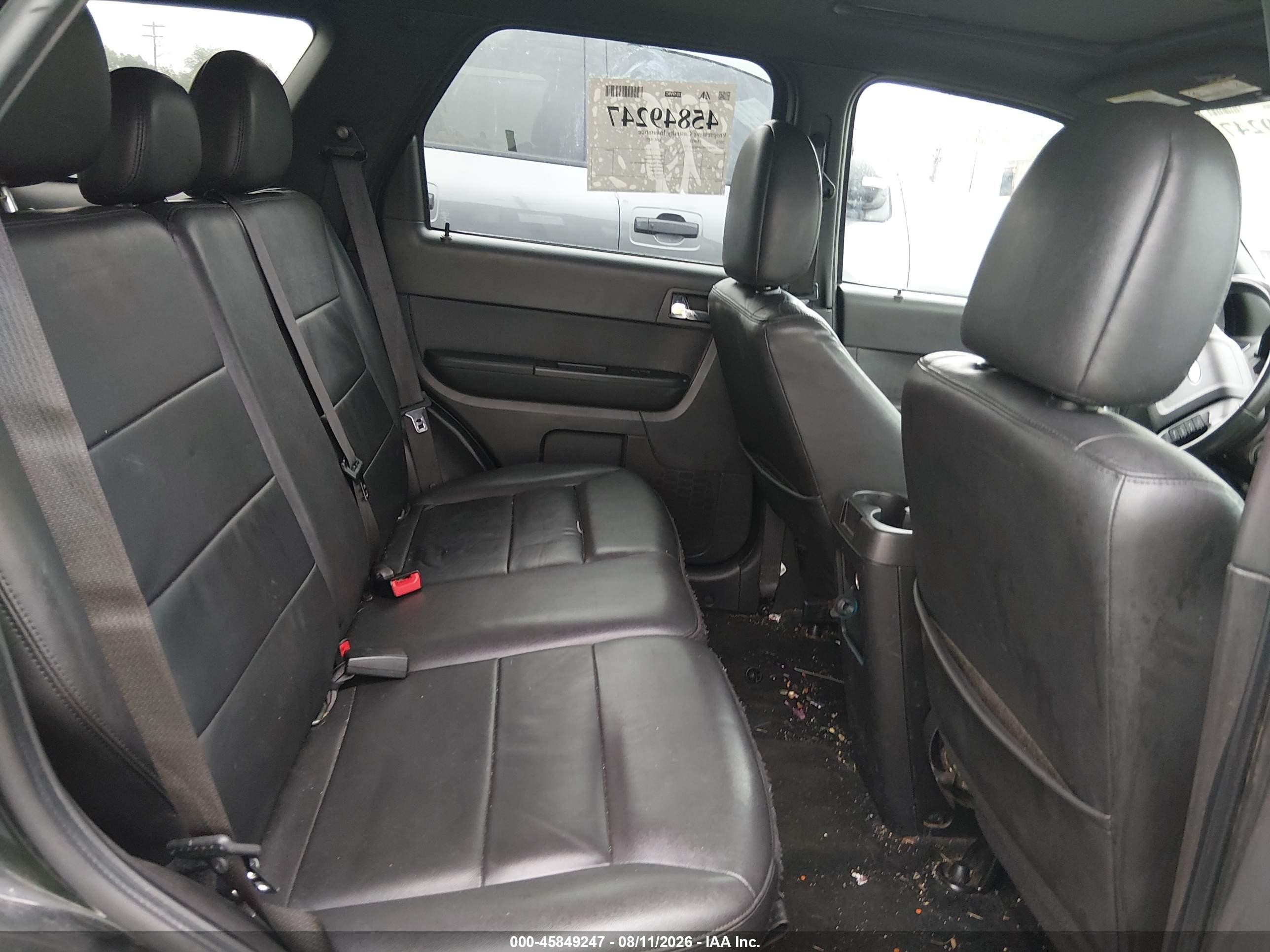 2011 Ford Escape Limited Black vin: 1FMCU9EG0BKB11775
