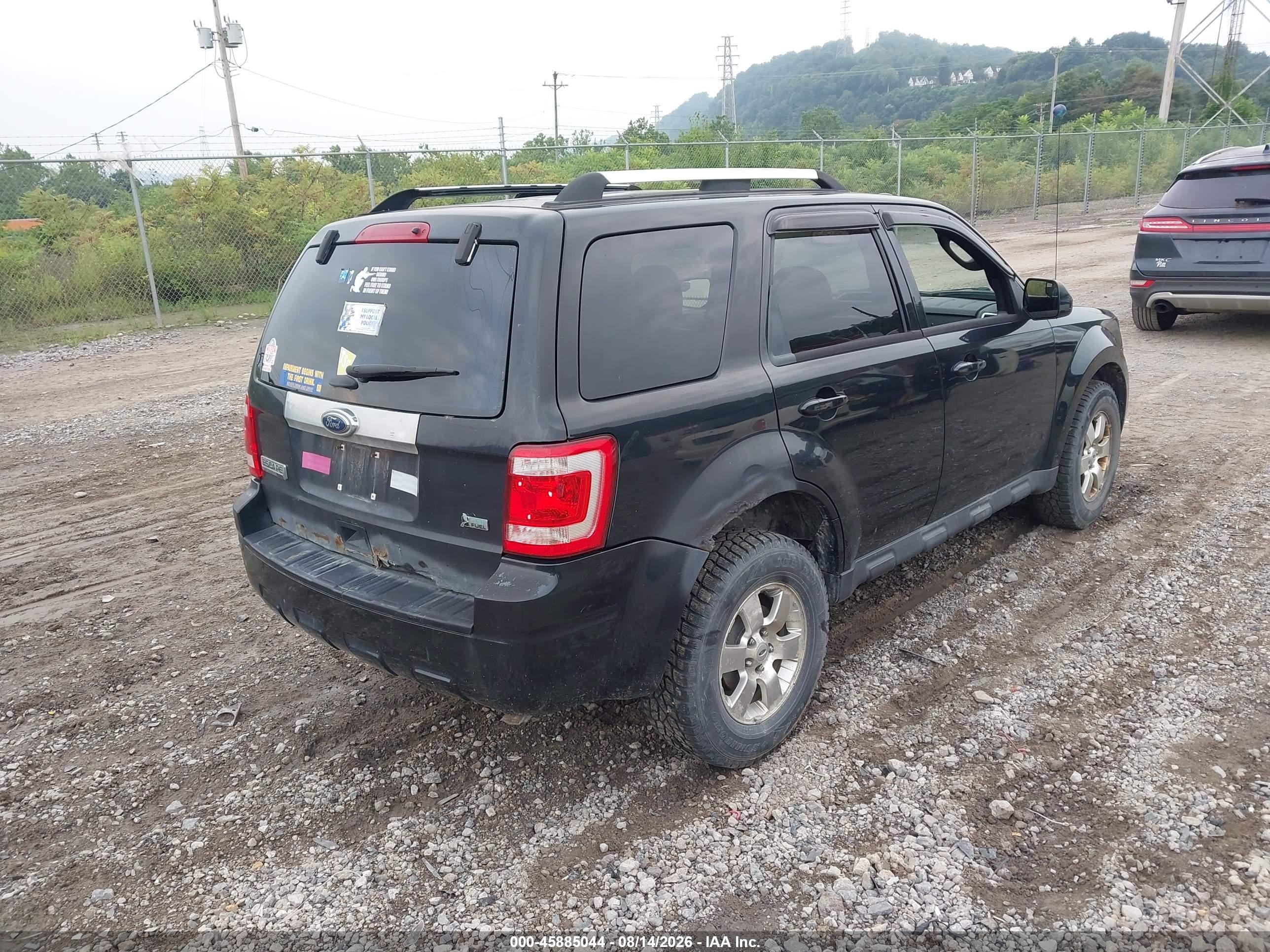 2011 Ford Escape Limited Black vin: 1FMCU9EG0BKB26874