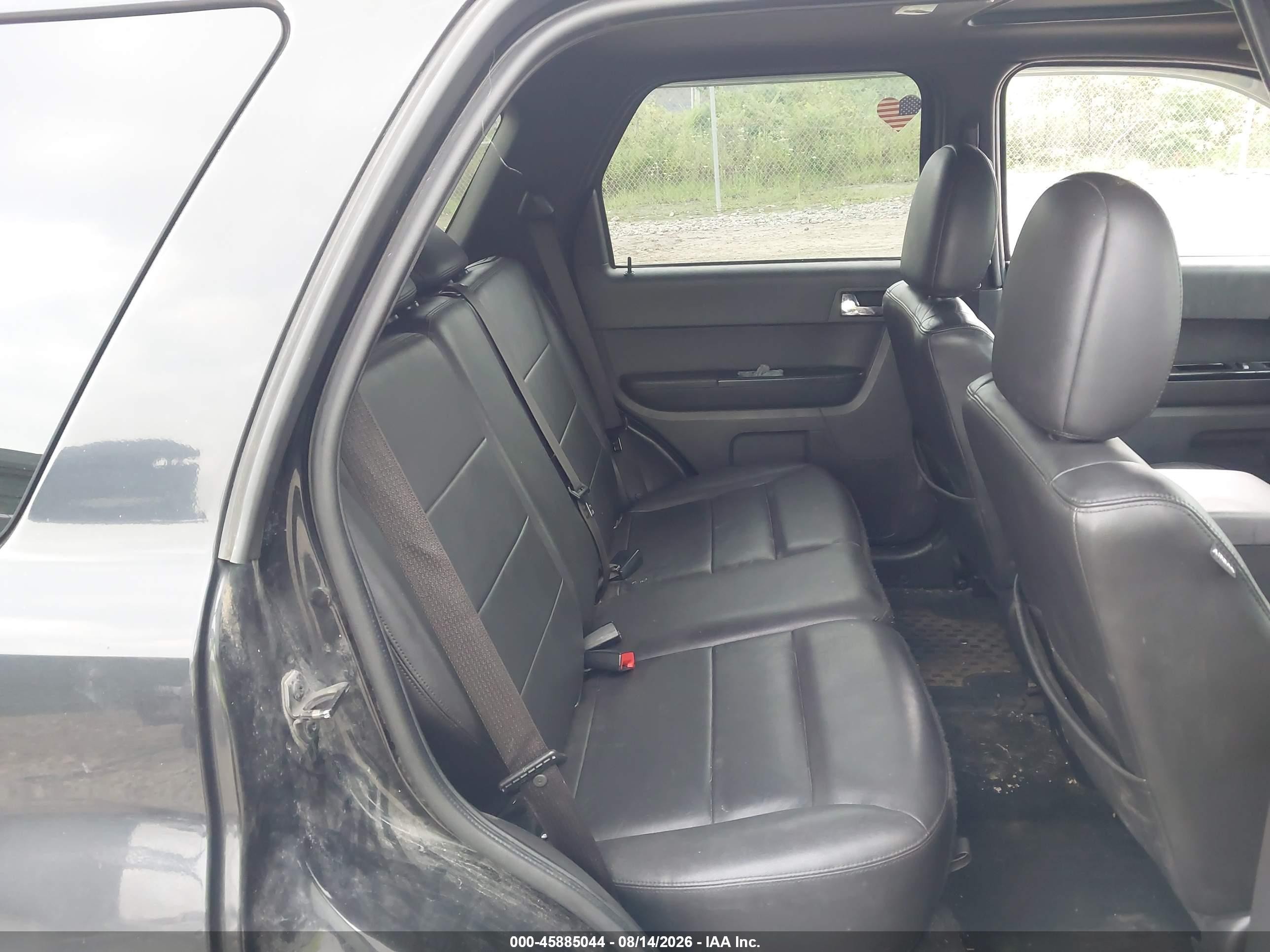 2011 Ford Escape Limited Black vin: 1FMCU9EG0BKB26874