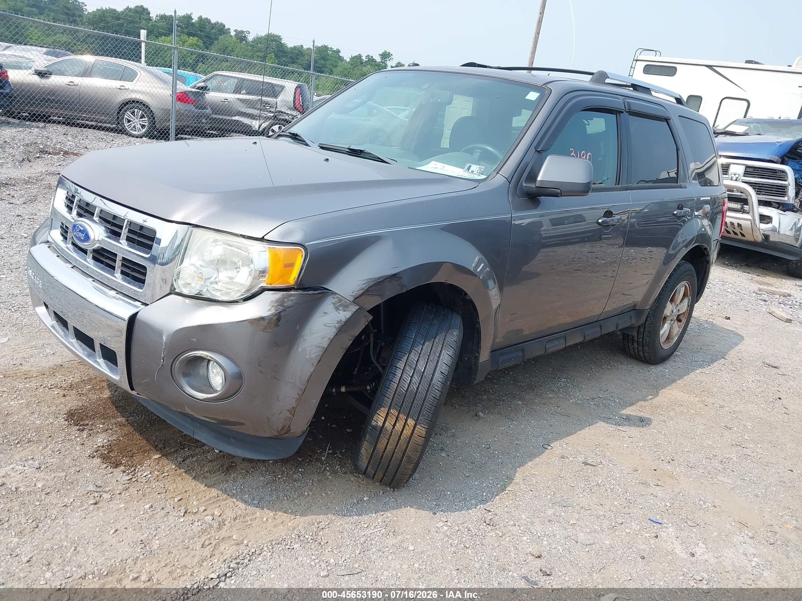 2011 Ford Escape Limited Gray vin: 1FMCU9EG0BKC01718