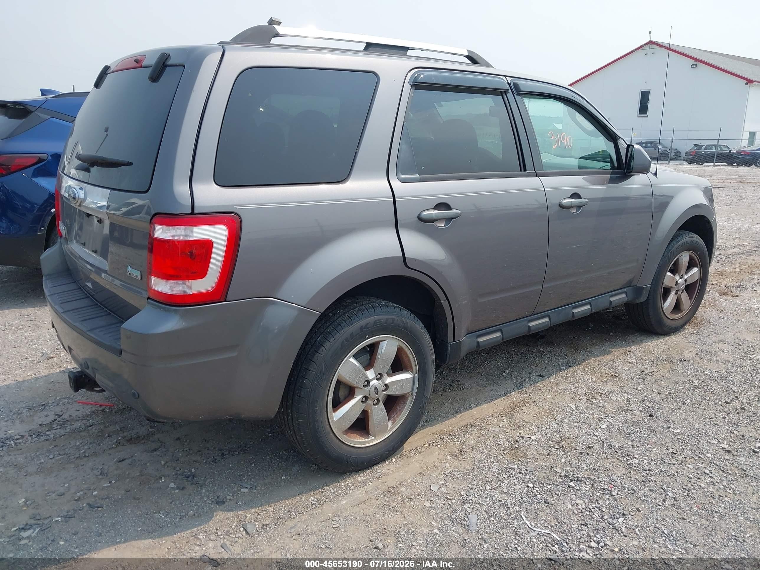 2011 Ford Escape Limited Gray vin: 1FMCU9EG0BKC01718
