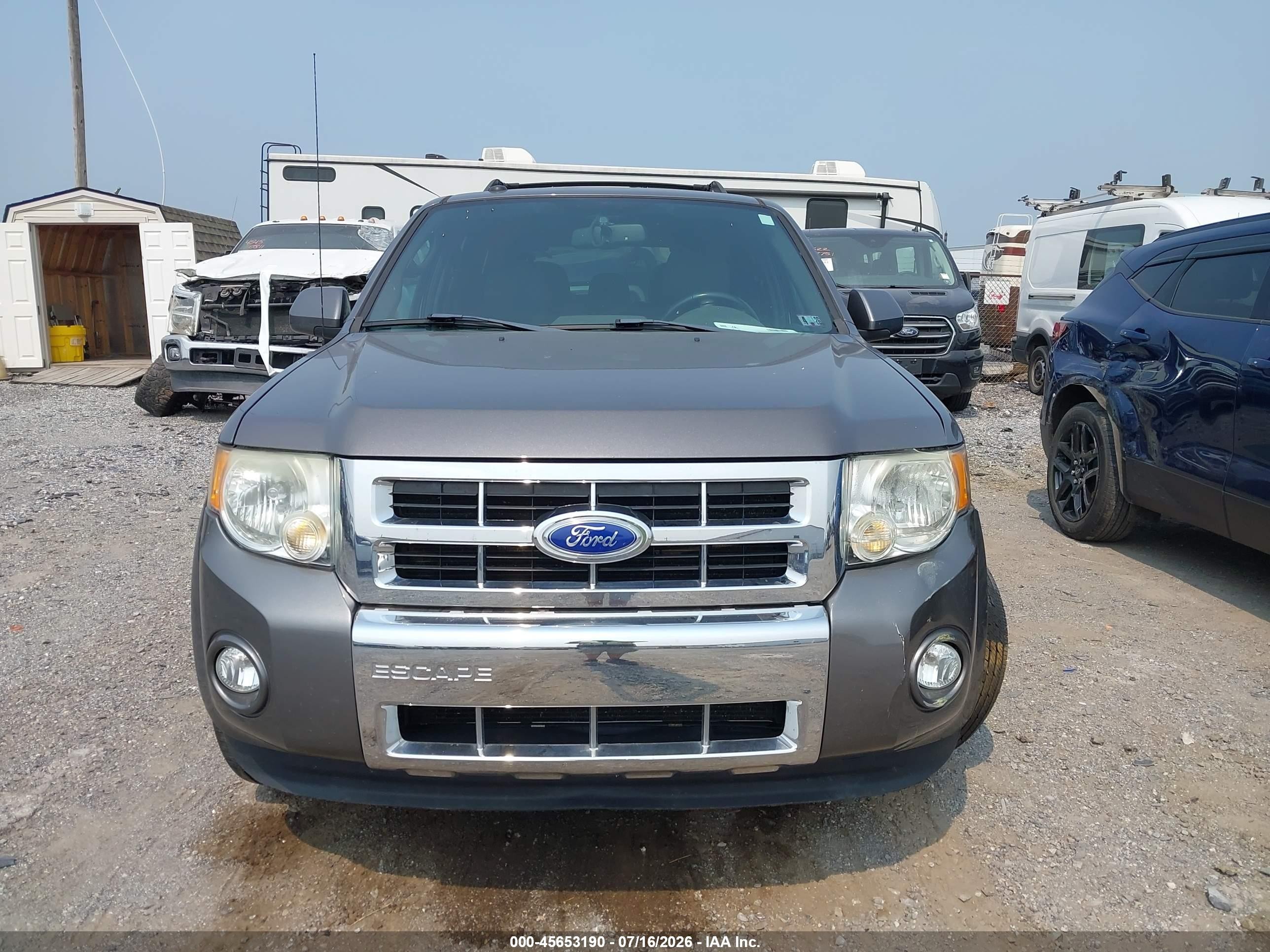 2011 Ford Escape Limited Gray vin: 1FMCU9EG0BKC01718