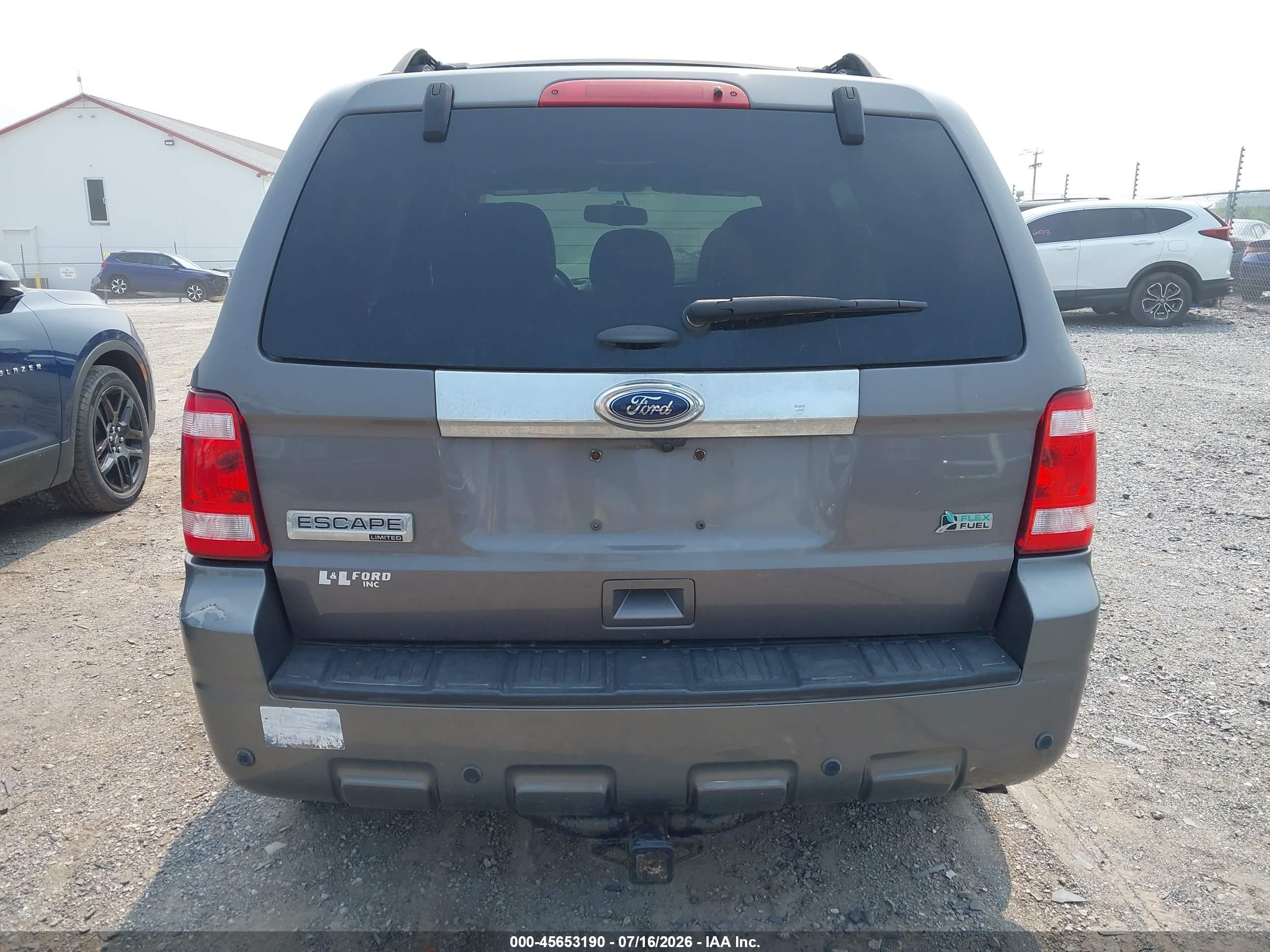 2011 Ford Escape Limited Gray vin: 1FMCU9EG0BKC01718