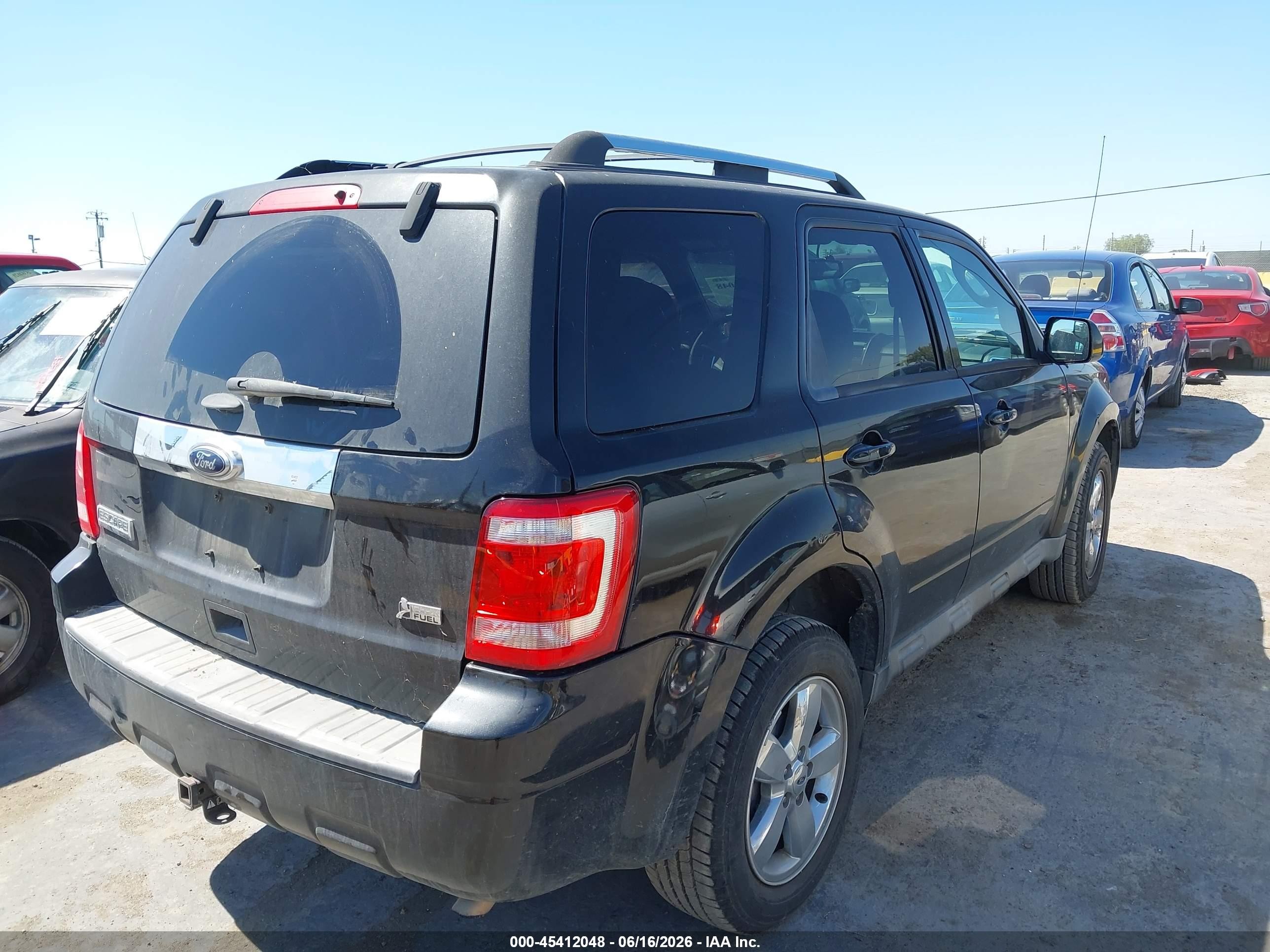 2011 Ford Escape Limited Black vin: 1FMCU9EG0BKC11083
