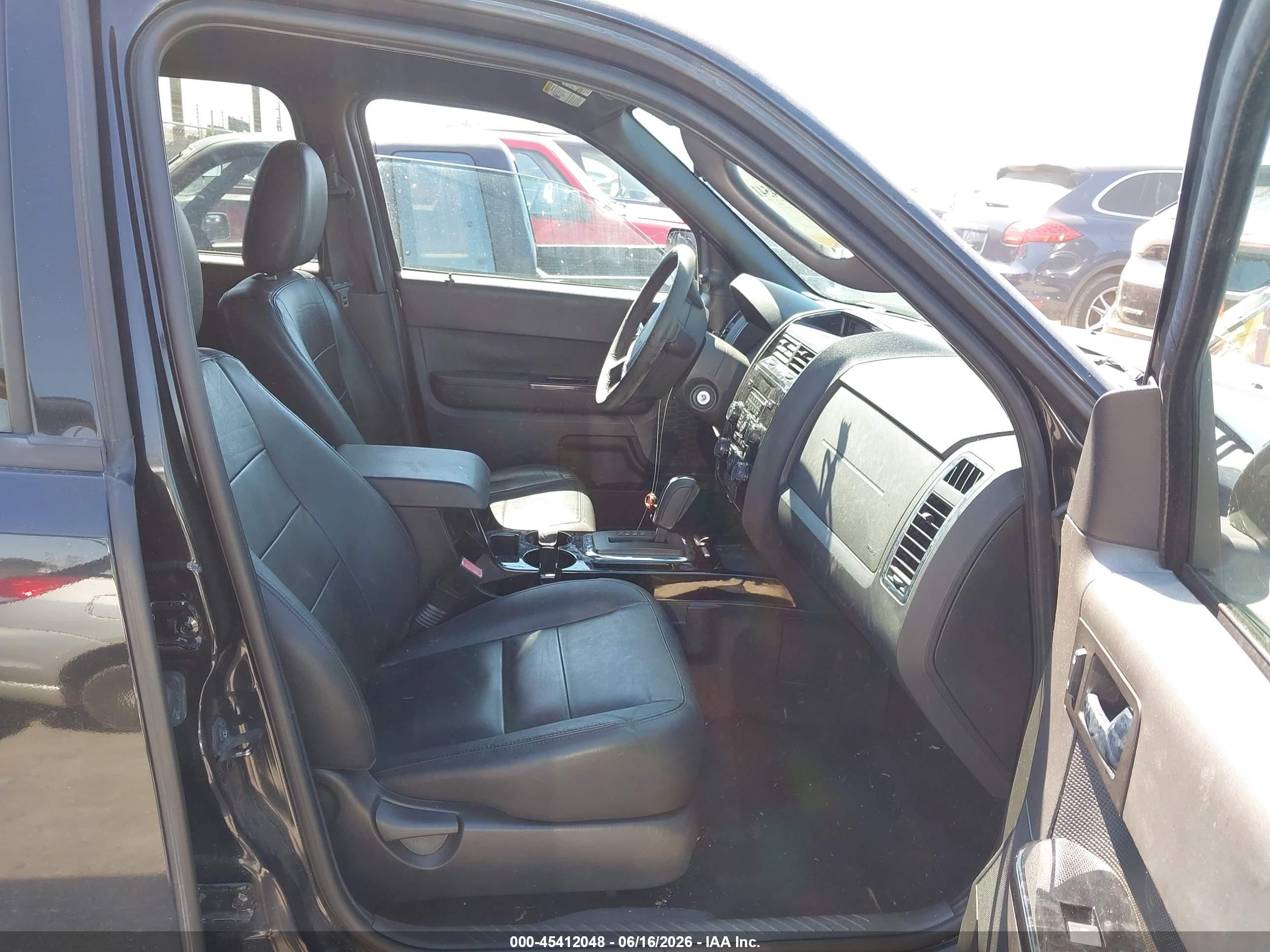 2011 Ford Escape Limited Black vin: 1FMCU9EG0BKC11083