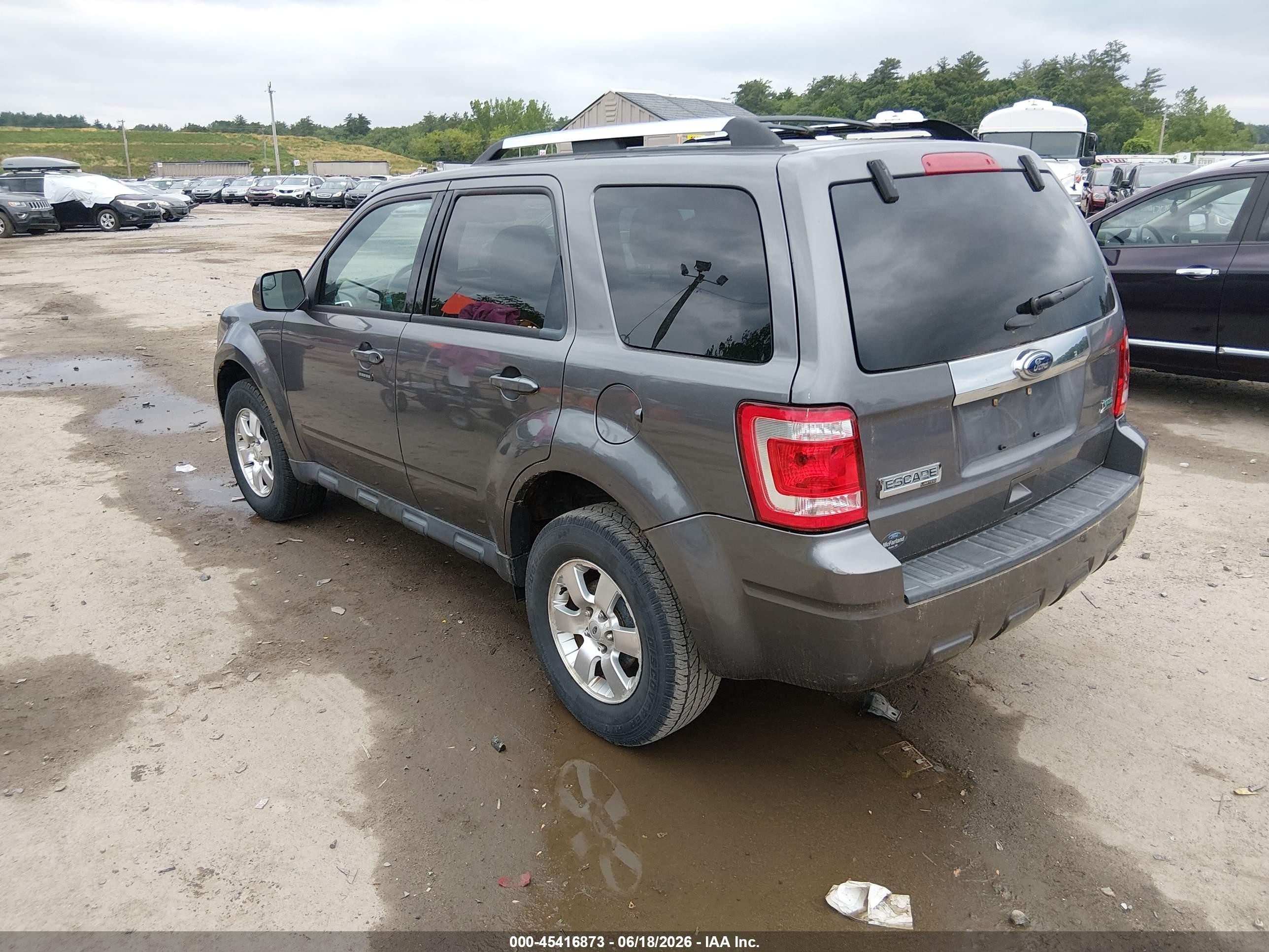 2011 Ford Escape Limited Gray vin: 1FMCU9EG0BKC12007