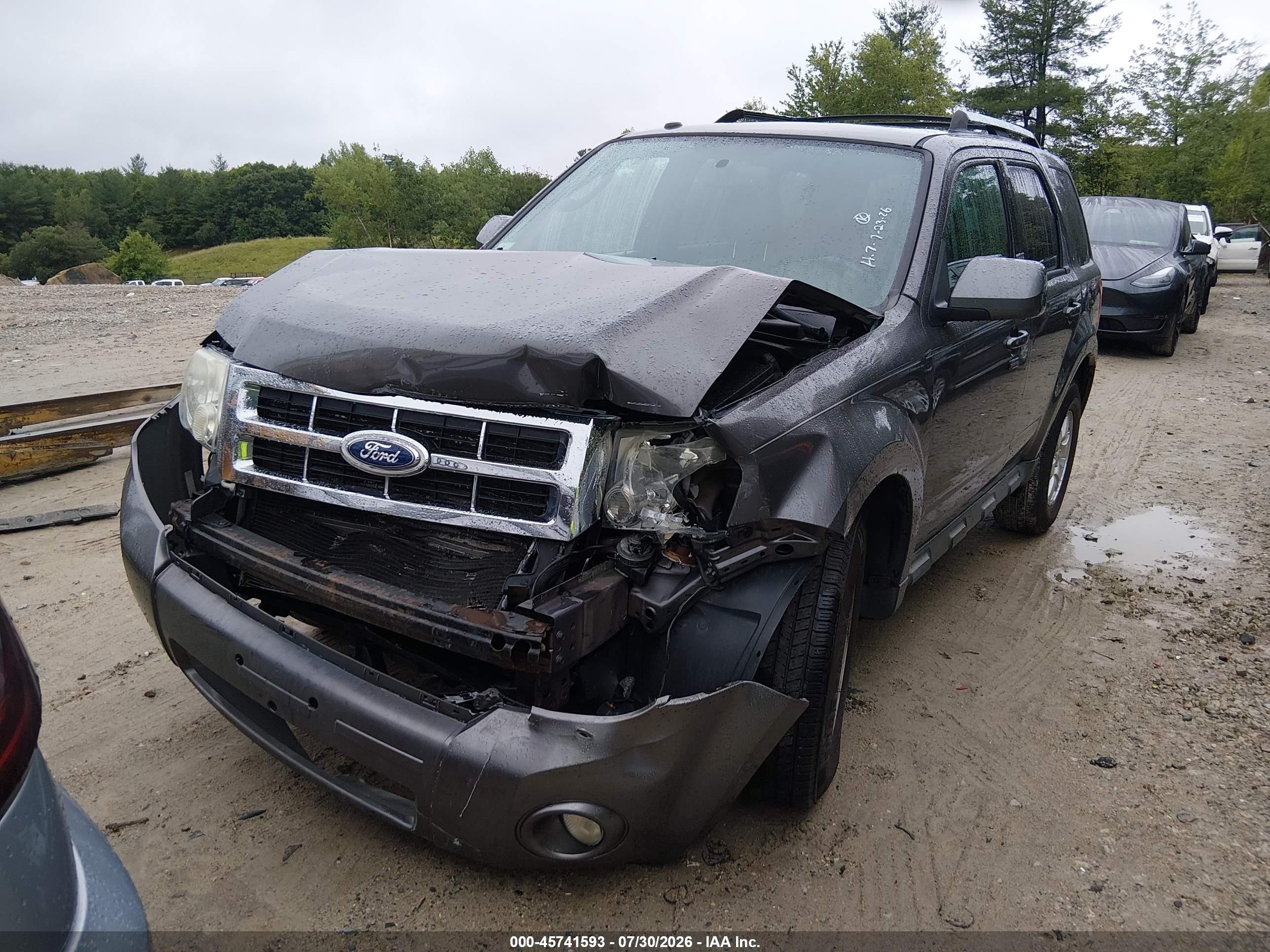 2012 Ford Escape Limited Gray vin: 1FMCU9EG0CKA08955