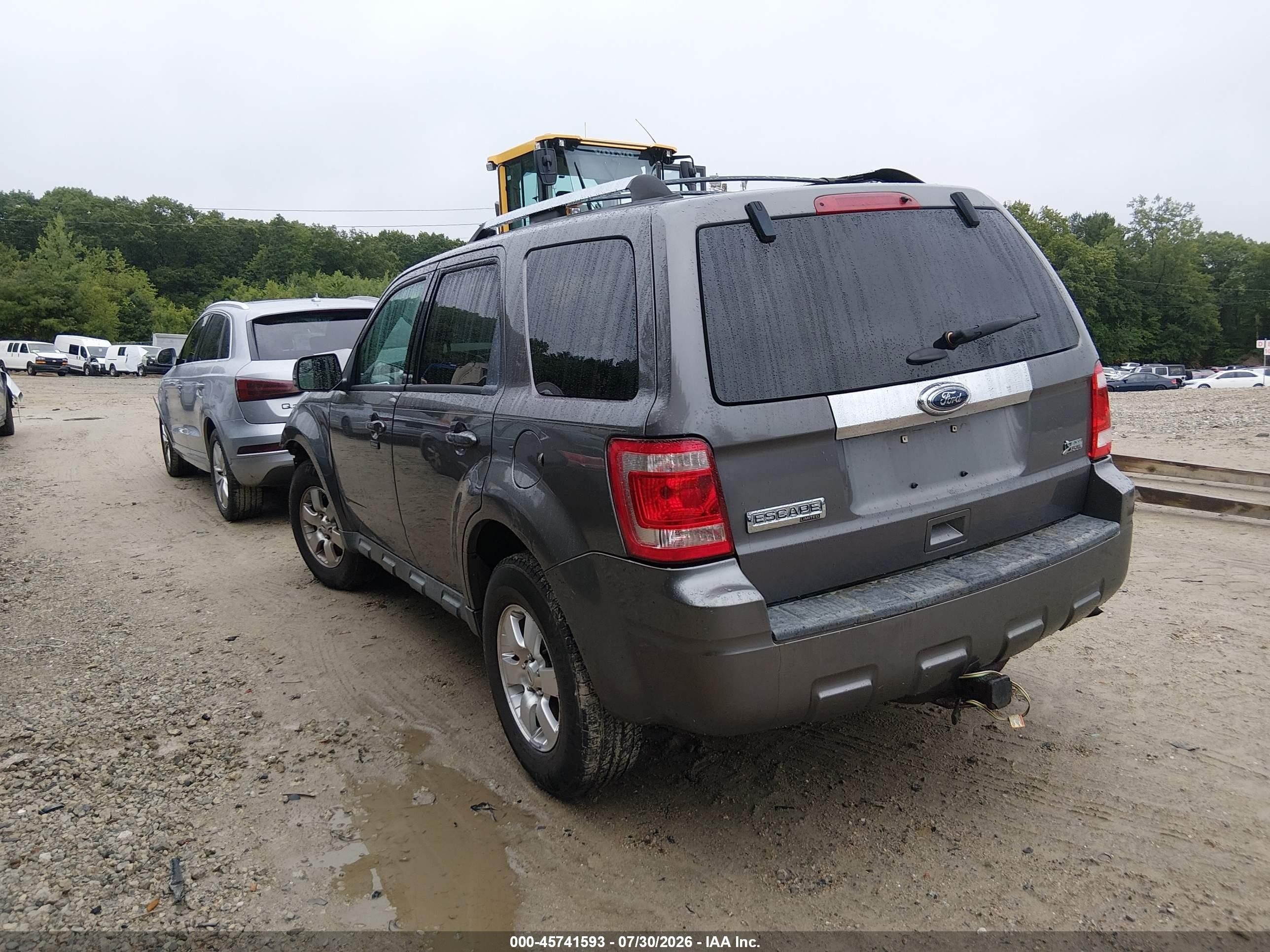 2012 Ford Escape Limited Gray vin: 1FMCU9EG0CKA08955