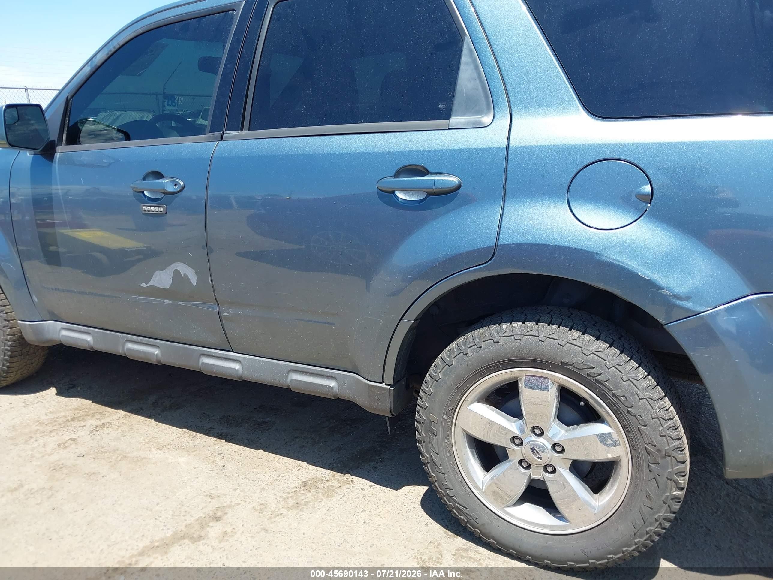 2012 Ford Escape Limited Light Blue vin: 1FMCU9EG0CKA16943