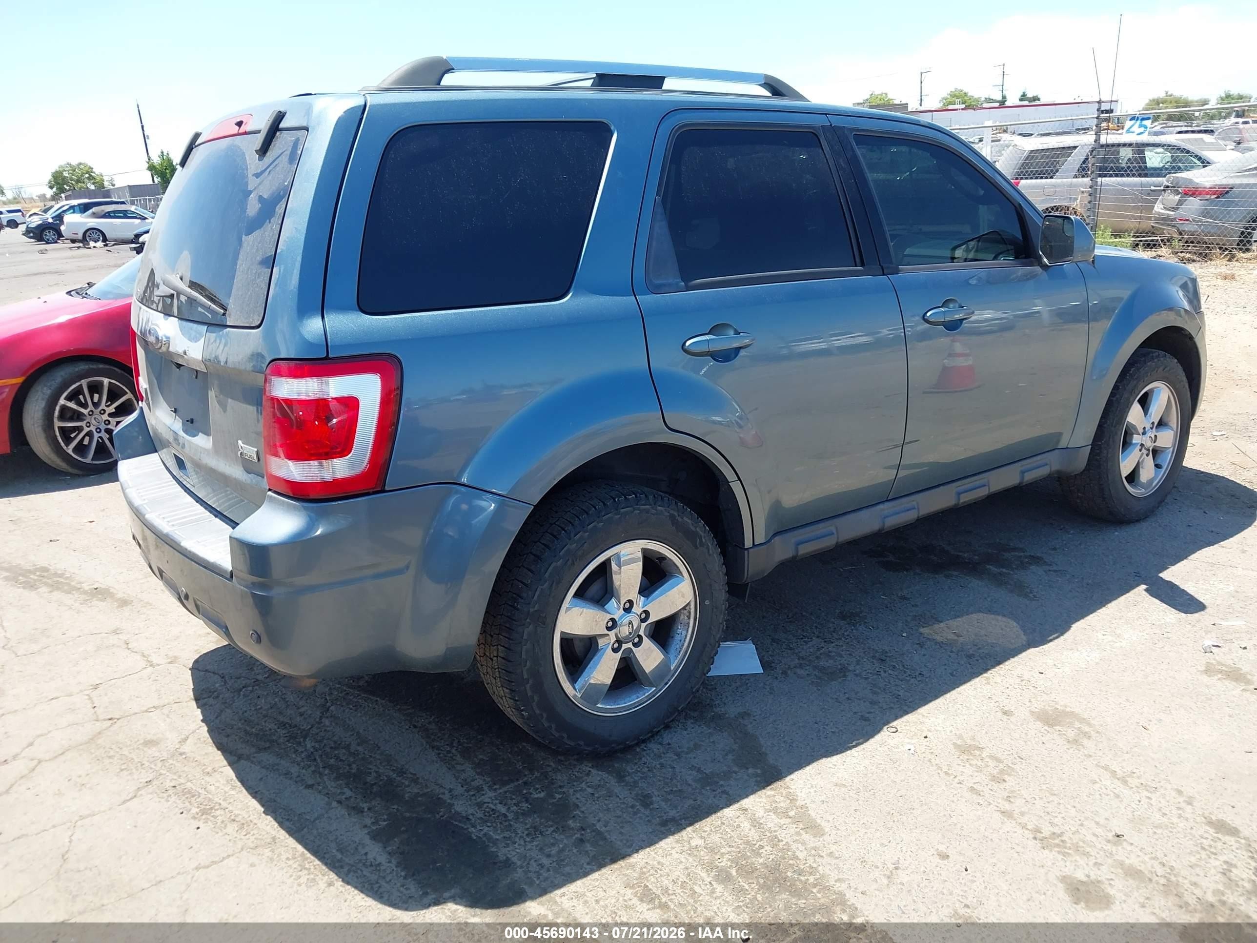 2012 Ford Escape Limited Light Blue vin: 1FMCU9EG0CKA16943