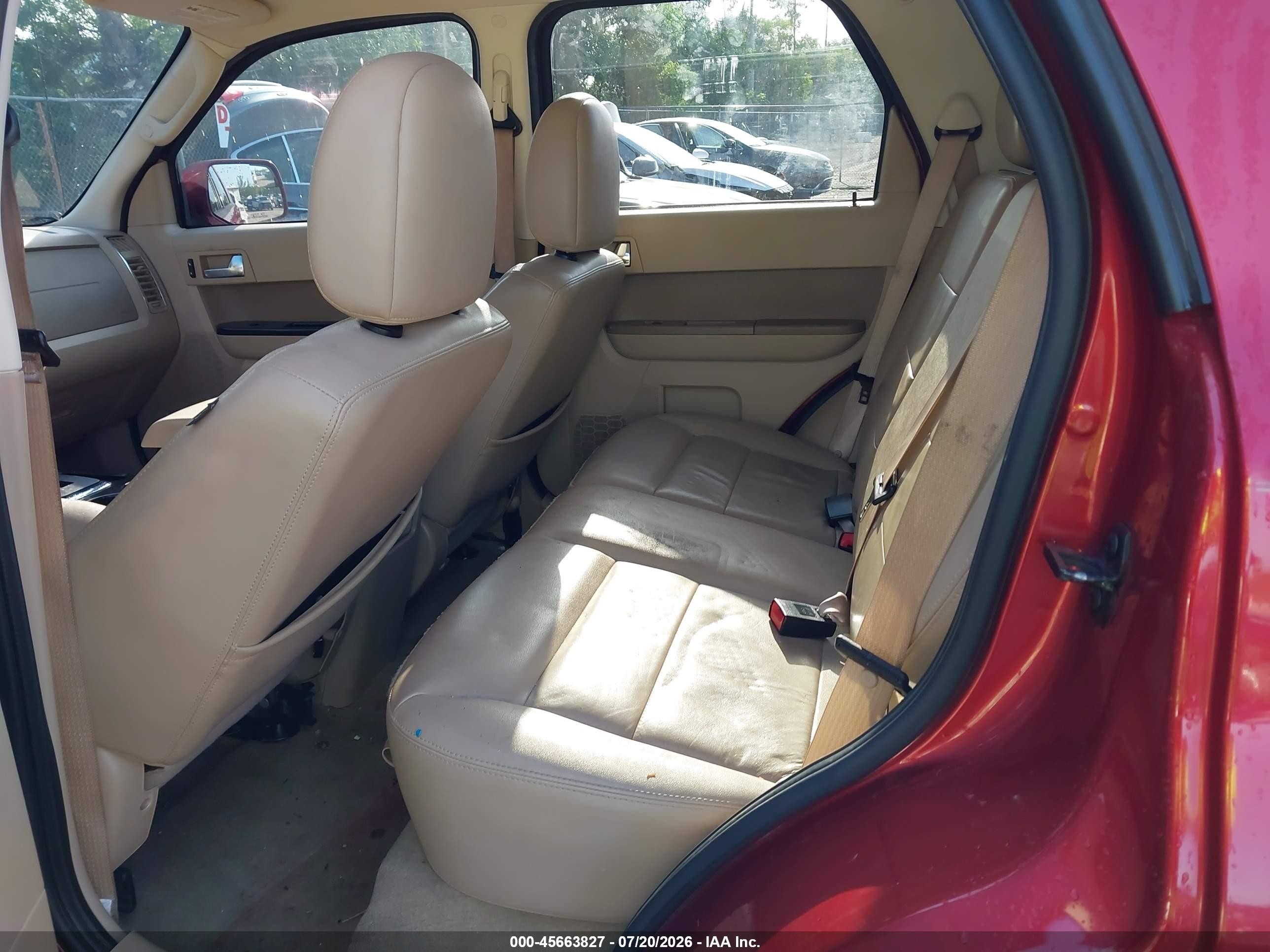 2012 Ford Escape Limited Red vin: 1FMCU9EG0CKB66860