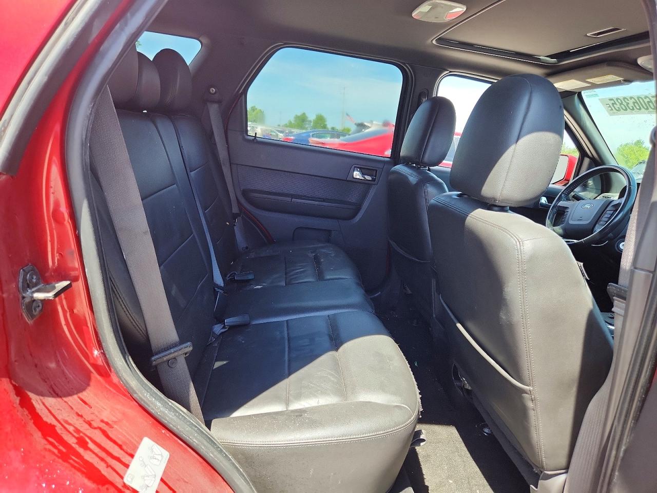 2012 Ford Escape Limited Red vin: 1FMCU9EG0CKB88728
