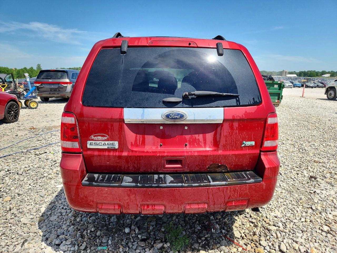 2012 Ford Escape Limited Red vin: 1FMCU9EG0CKB88728