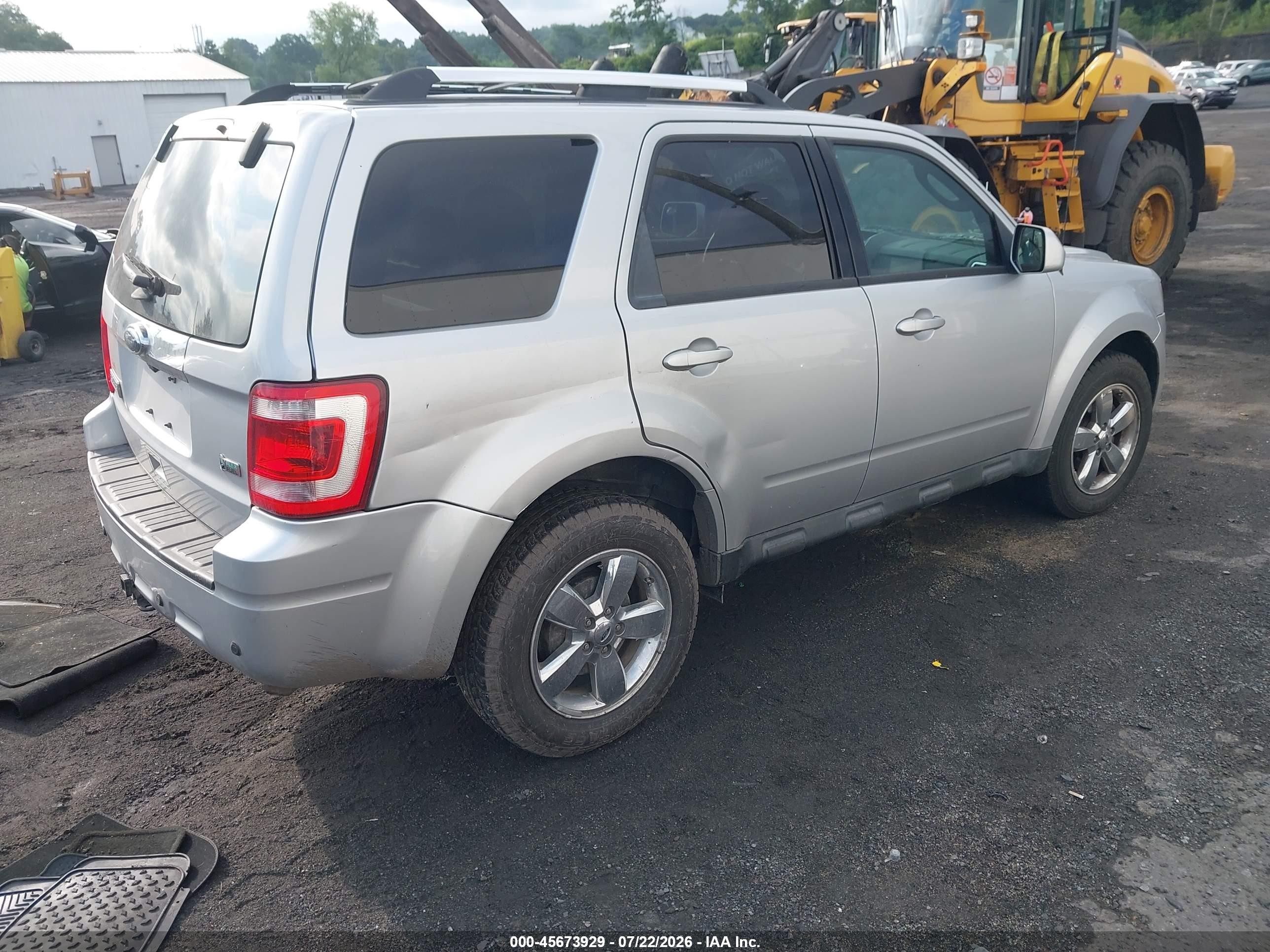 2012 Ford Escape Limited Серебряный vin: 1FMCU9EG0CKB99860