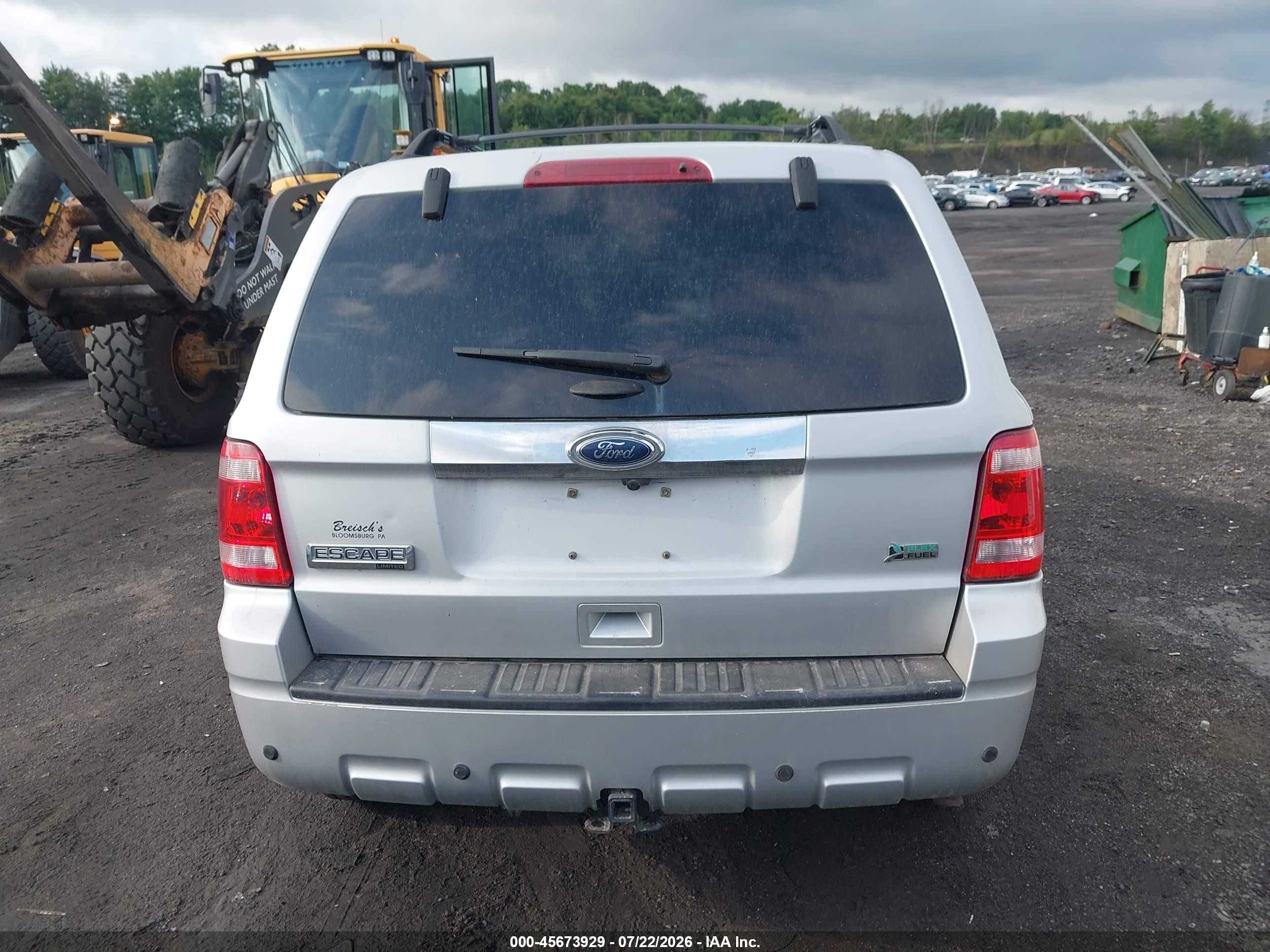 2012 Ford Escape Limited Серебряный vin: 1FMCU9EG0CKB99860