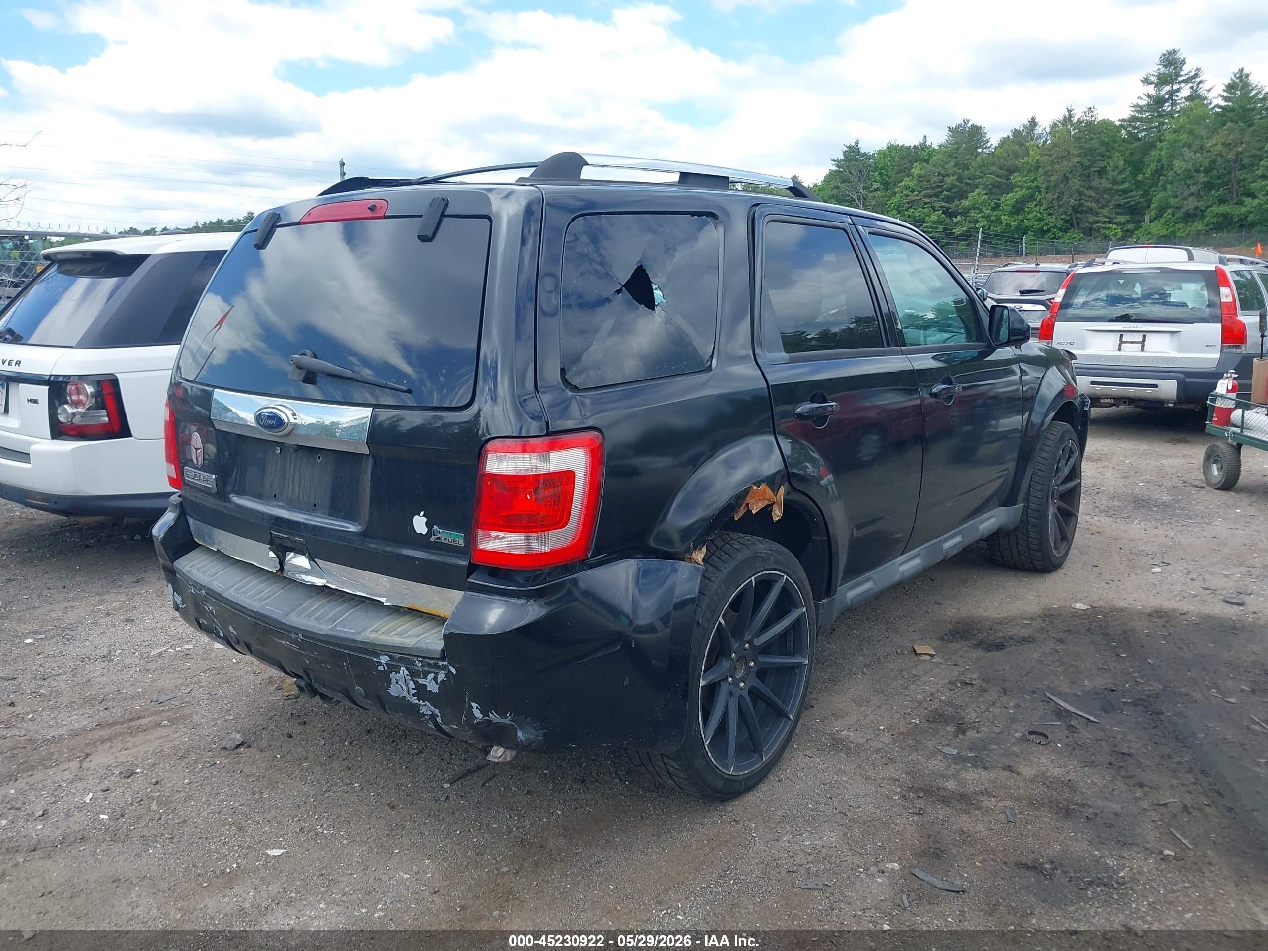 2012 Ford Escape Limited Black vin: 1FMCU9EG0CKC22151