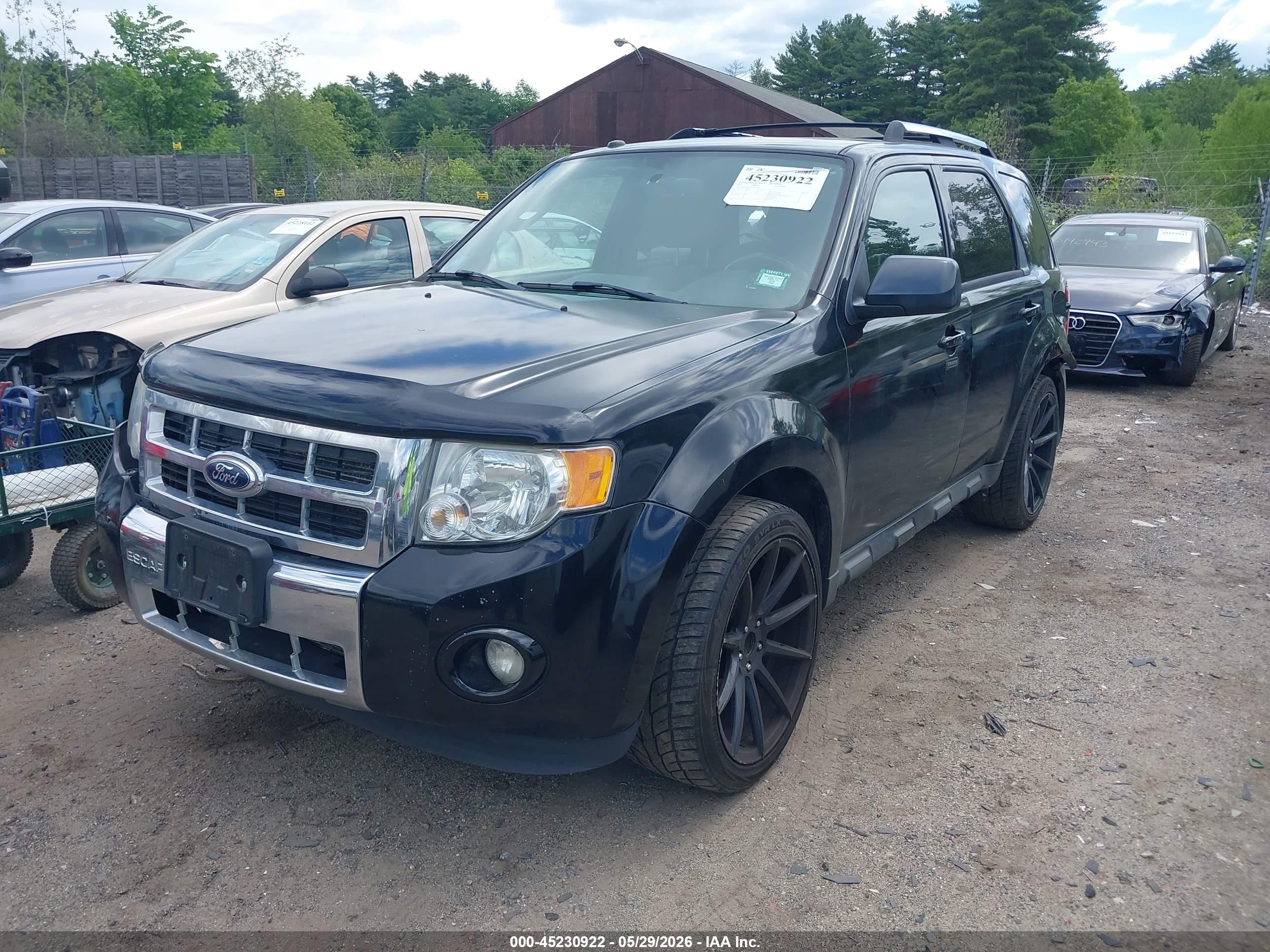 2012 Ford Escape Limited Black vin: 1FMCU9EG0CKC22151